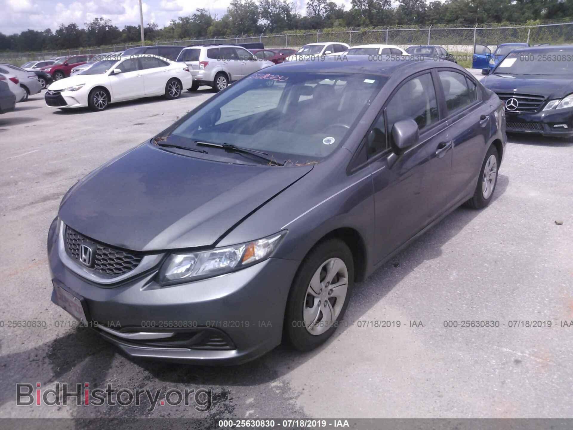2013 HONDA CIVIC - VIN: 2HGFB2F50DH562308 - Фото 2