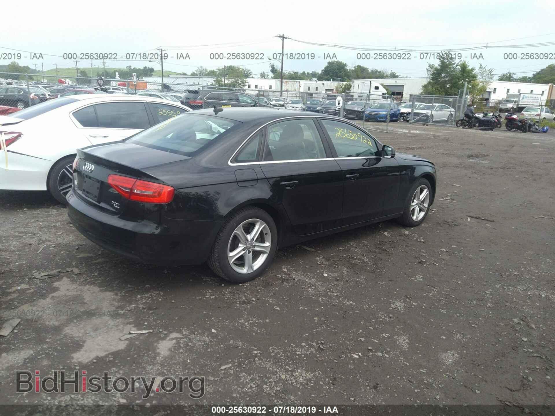 2013 AUDI A4 - VIN: WAUBFAFL7DN036692 - Photo 4