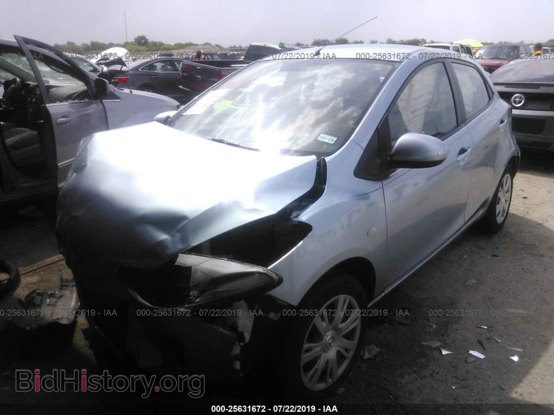 2013 MAZDA MAZDA2 - VIN: JM1DE1KY2D0152668 - Photo 2