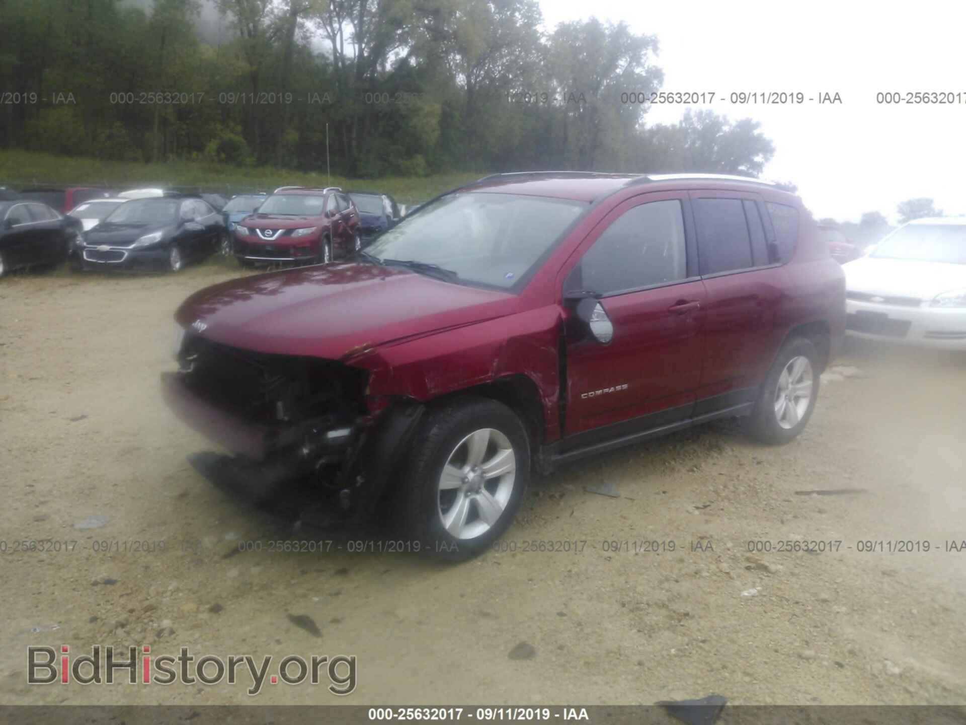 2012 JEEP COMPASS - VIN: 1C4NJDEB6CD616402 - Фото 2