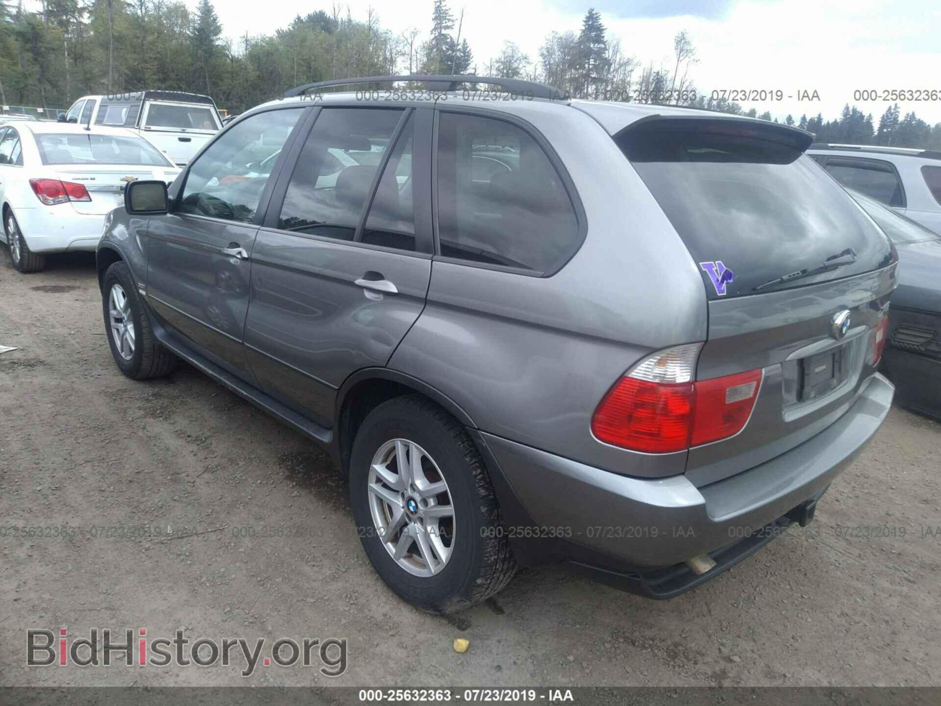 2005 BMW X5 - VIN: 5UXFA13555LY15142 - Фото 3