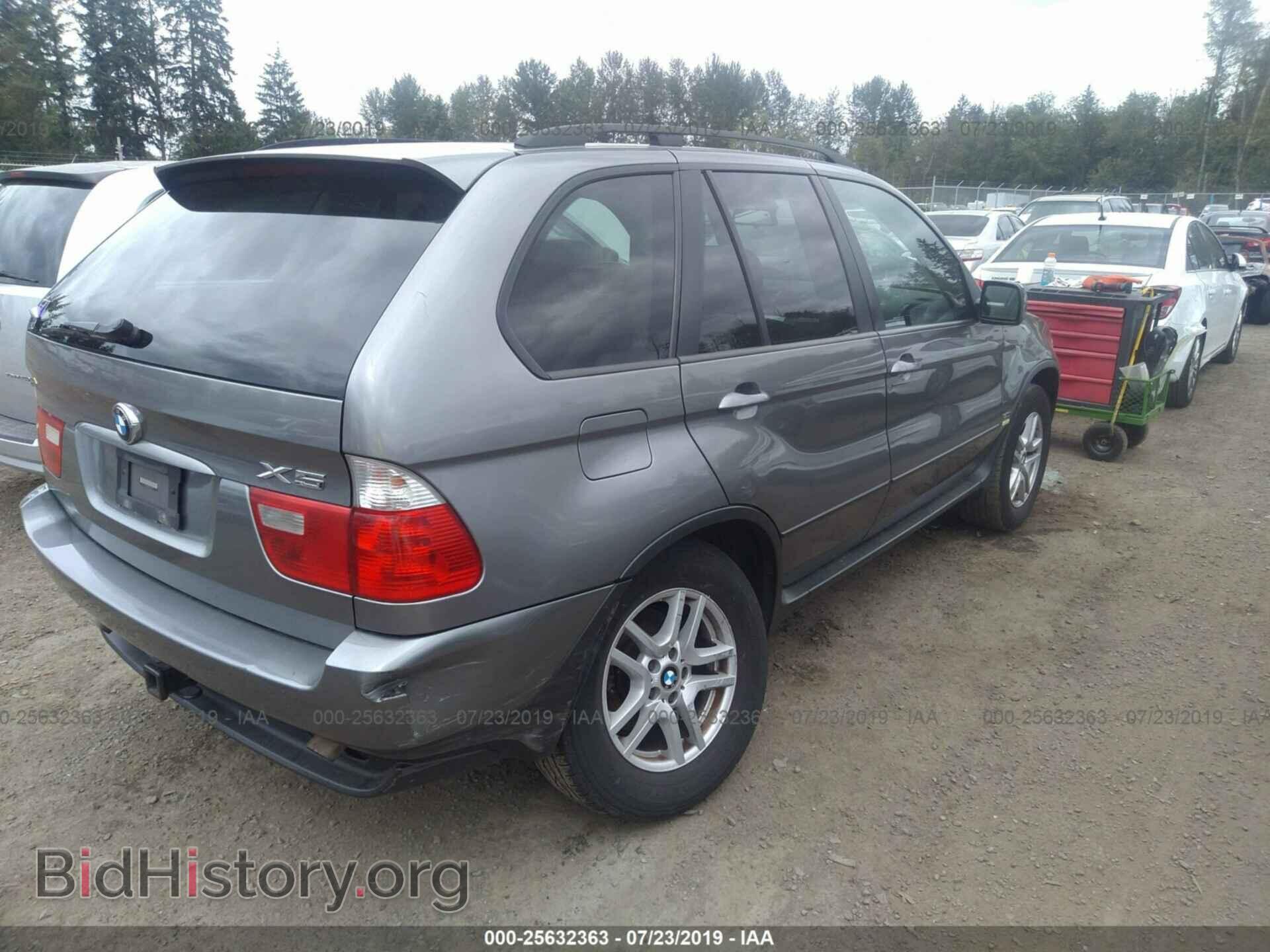 2005 BMW X5 - VIN: 5UXFA13555LY15142 - Фото 4