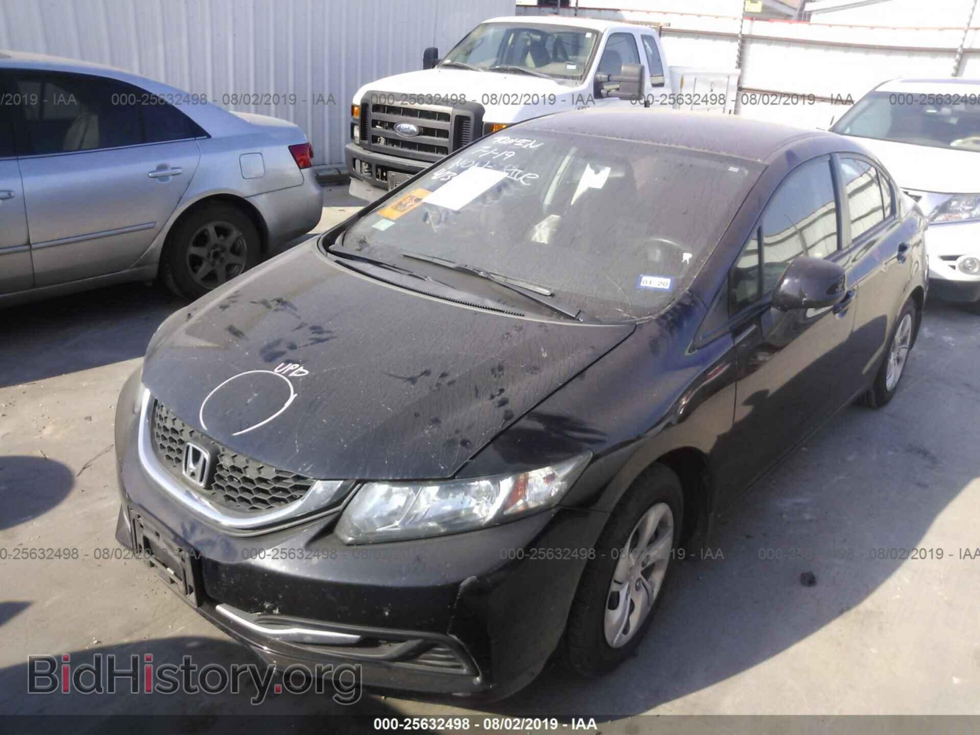 2013 HONDA CIVIC - VIN: 2HGFB2F55DH560621 - Фото 2