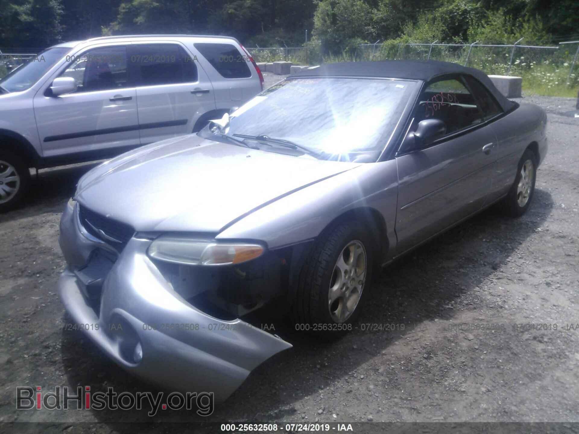 1999 CHRYSLER SEBRING - VIN: 3C3EL55H6XT589680 - Фото 2