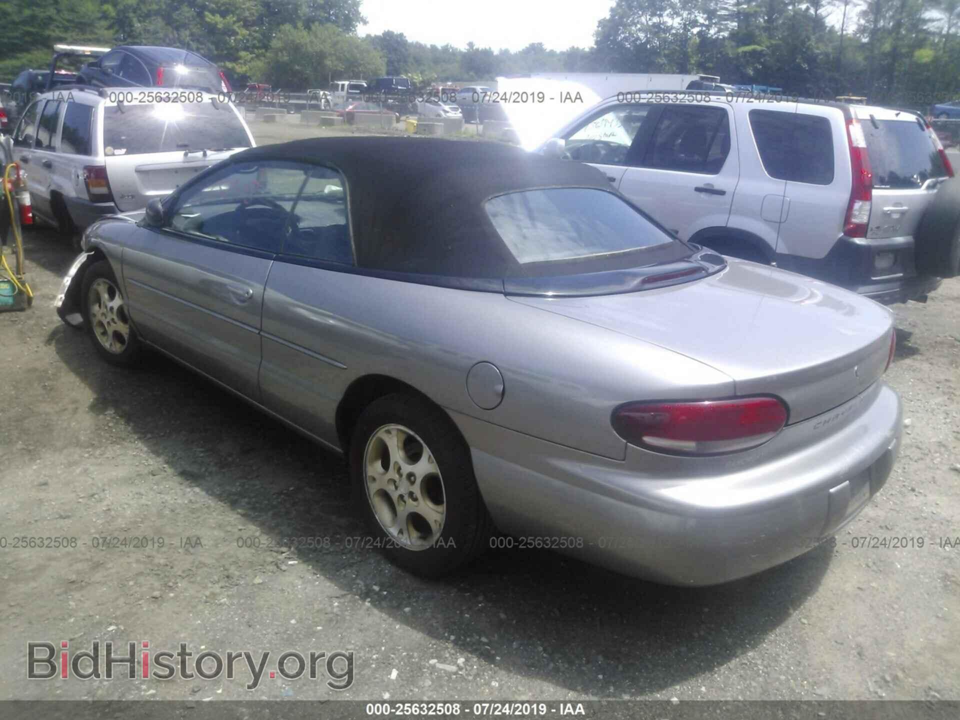 1999 CHRYSLER SEBRING - VIN: 3C3EL55H6XT589680 - Фото 3