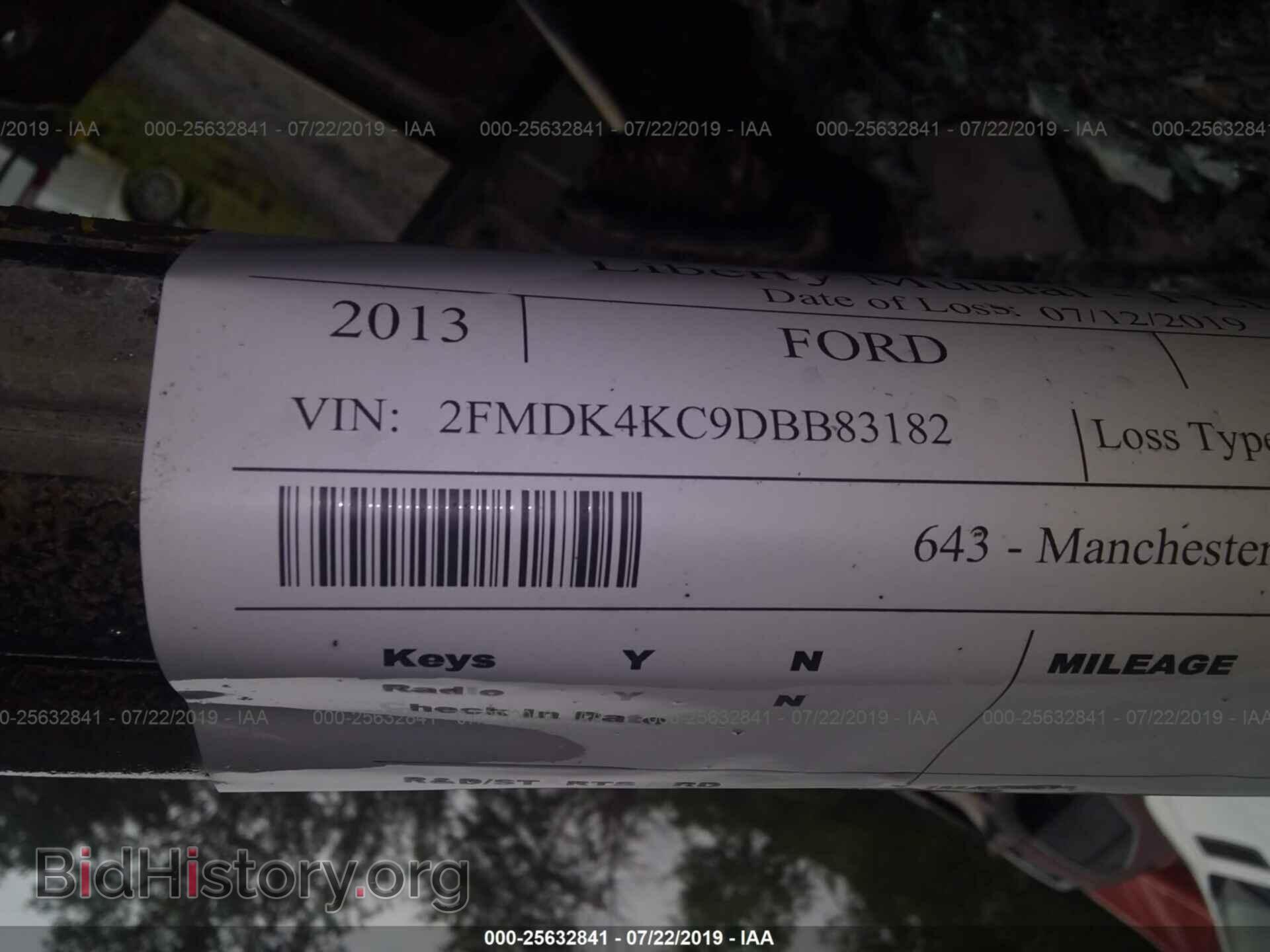 2013 FORD EDGE - VIN: 2FMDK4KC9DBB83182 - Photo 9