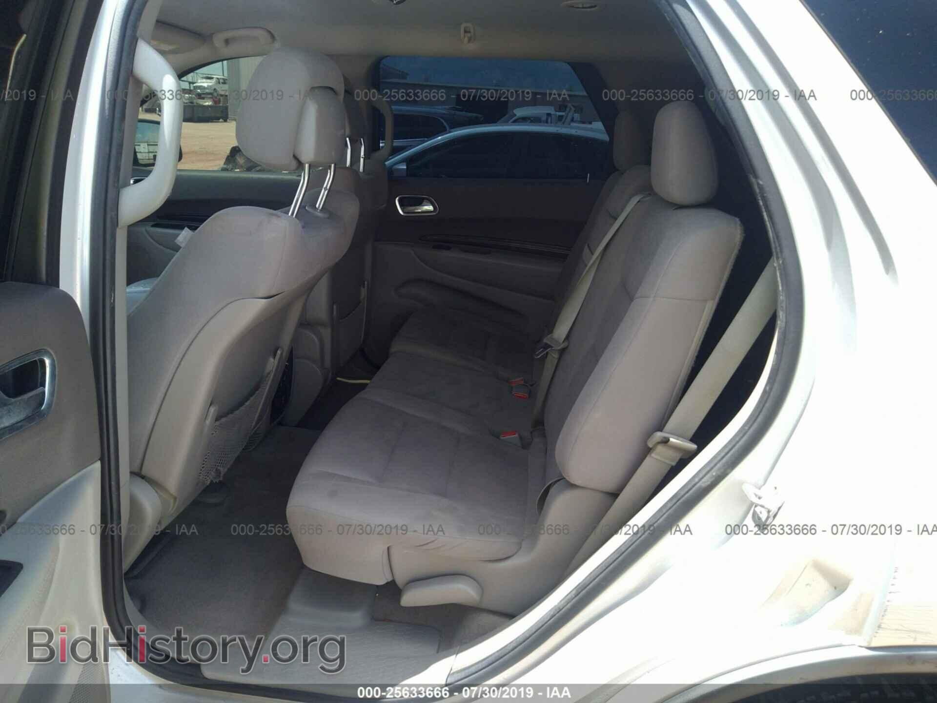 2012 DODGE DURANGO - VIN: 1C4RDHDG6CC108997 - Фото 8