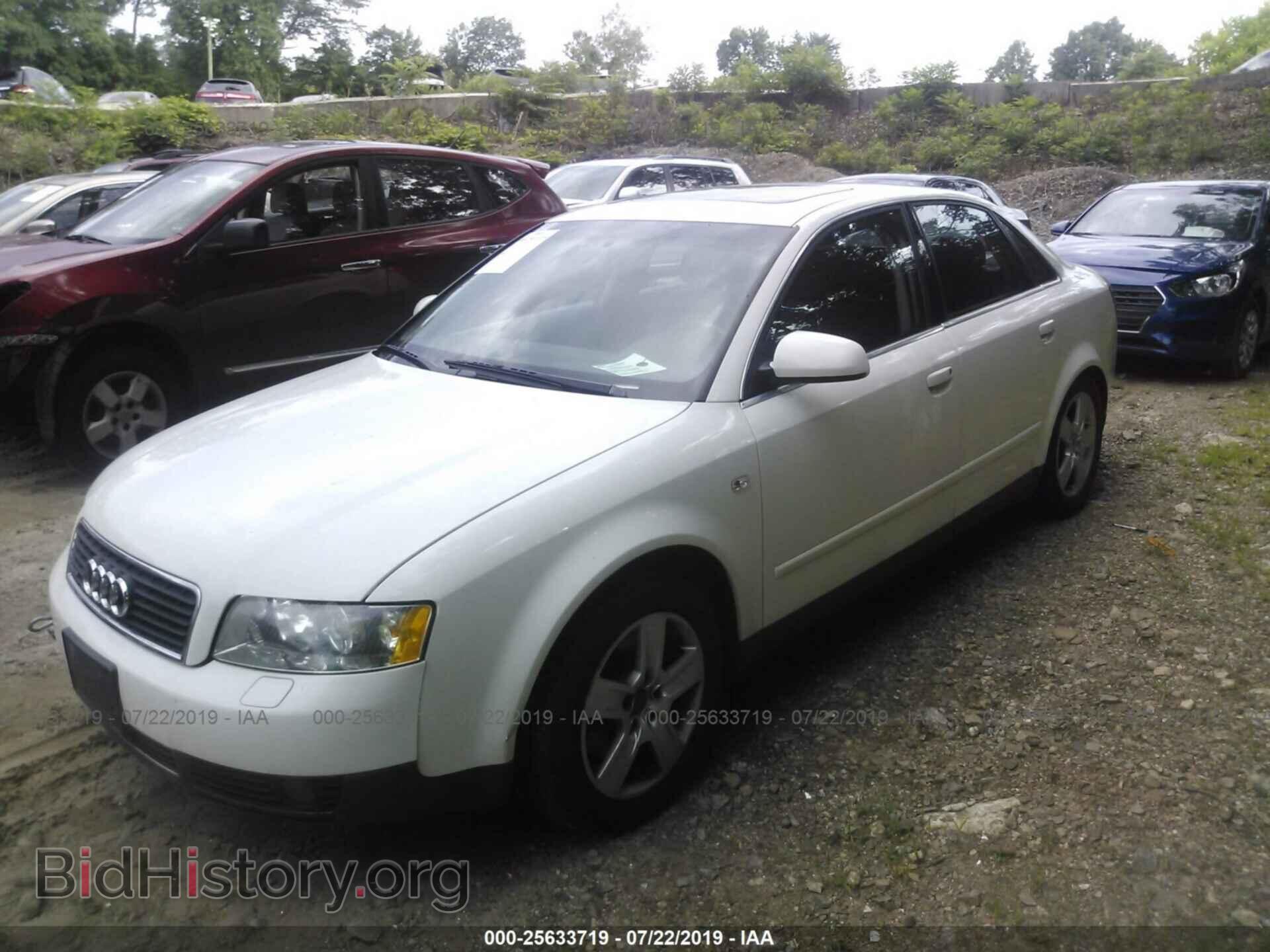 2002 AUDI A4 - VIN: WAULT68E72A130195 - Фото 2