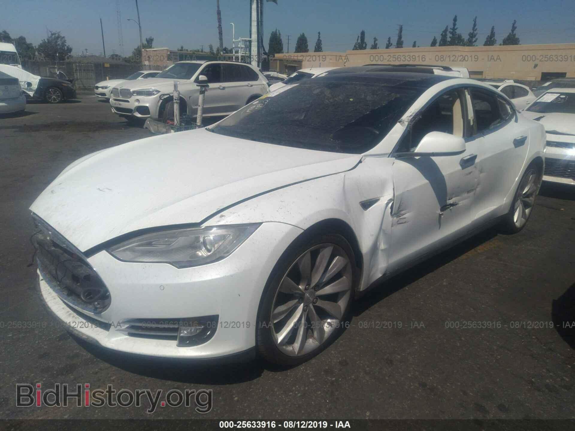 2014 TESLA MODEL S - VIN: 5YJSA1H13EFP30714 - Photo 2