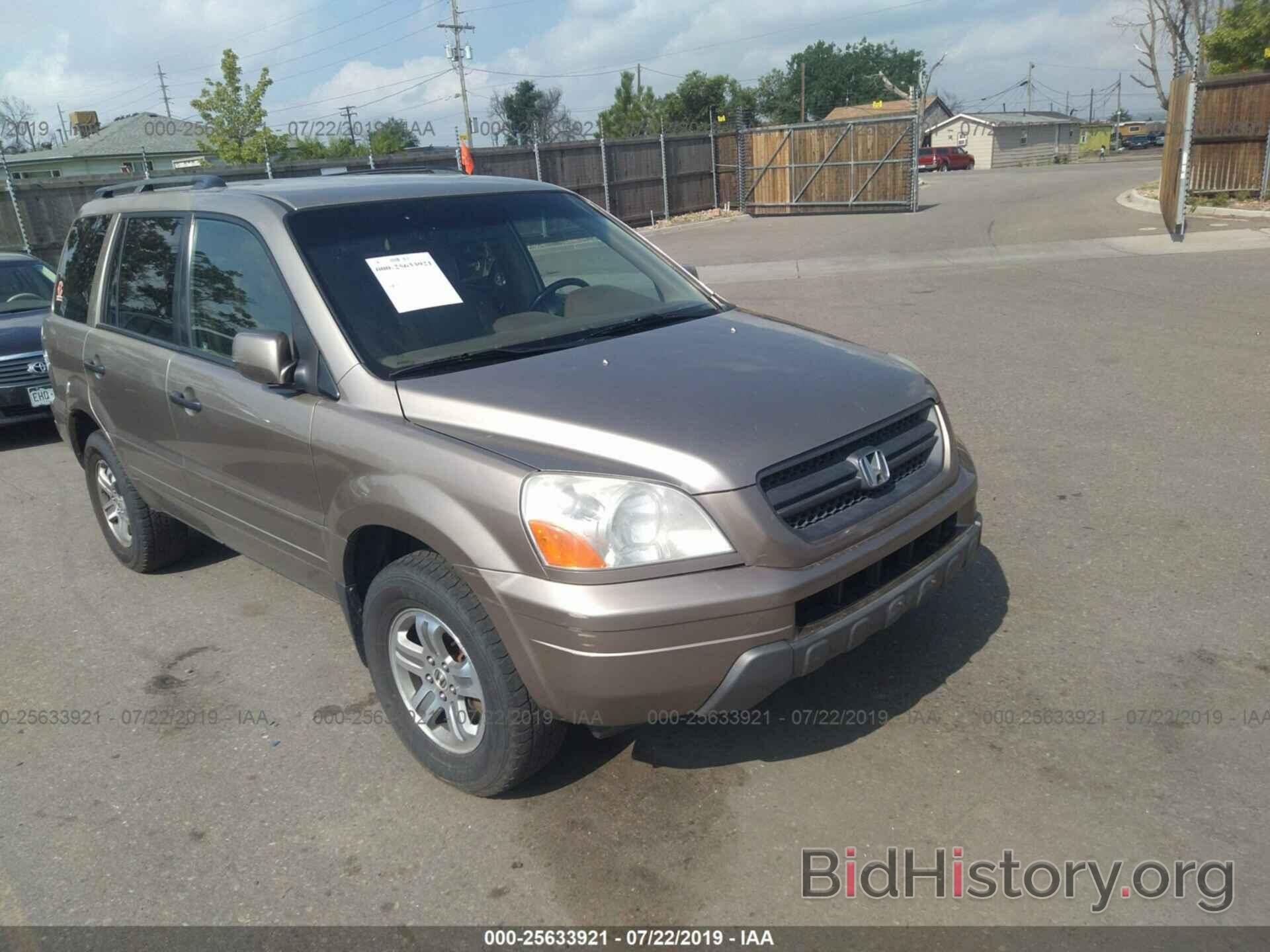 Photo 2HKYF185X4H589879 - HONDA PILOT 2004