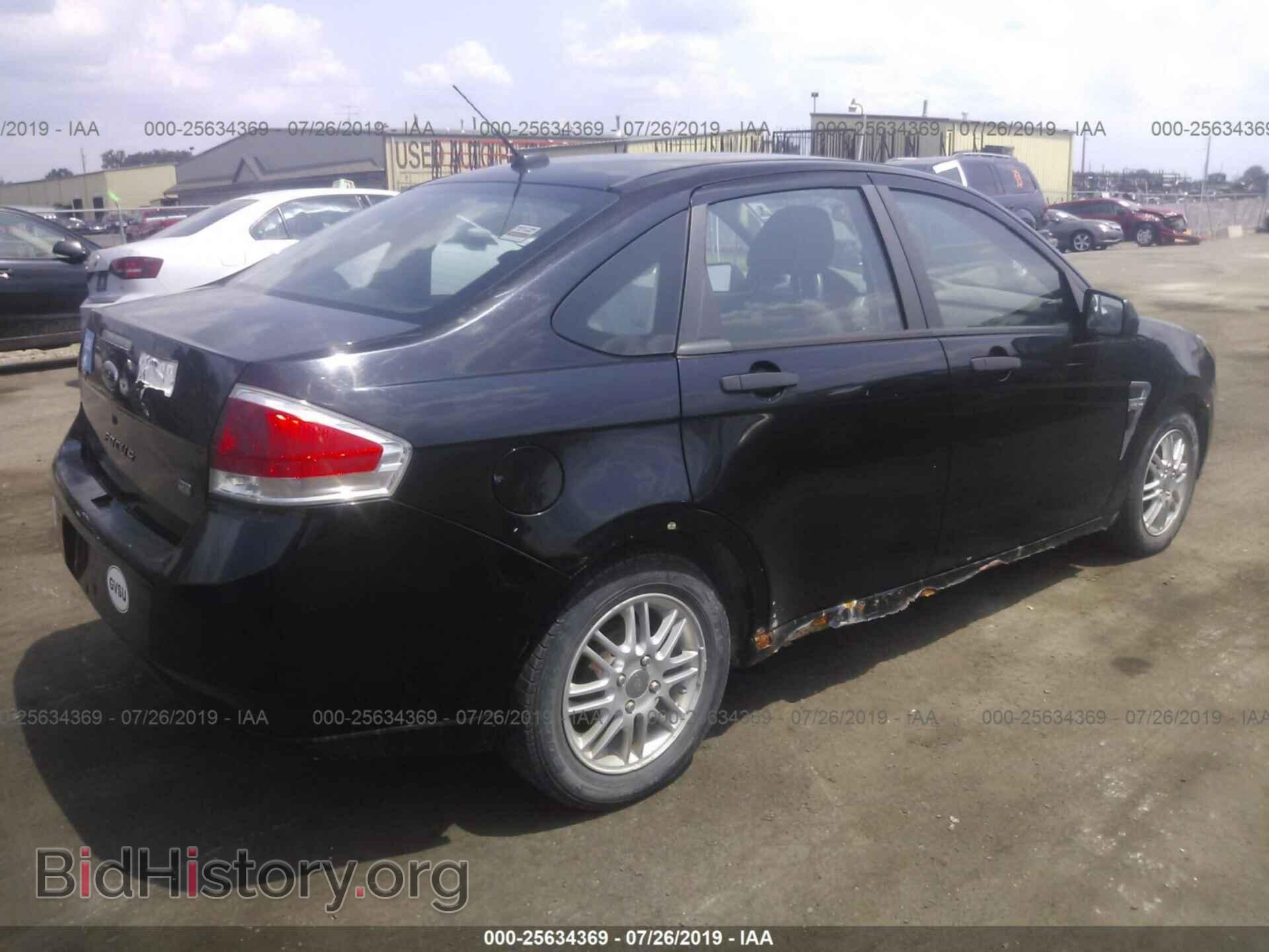 2008 FORD FOCUS - VIN: 1FAHP35N58W215912 - Фото 4
