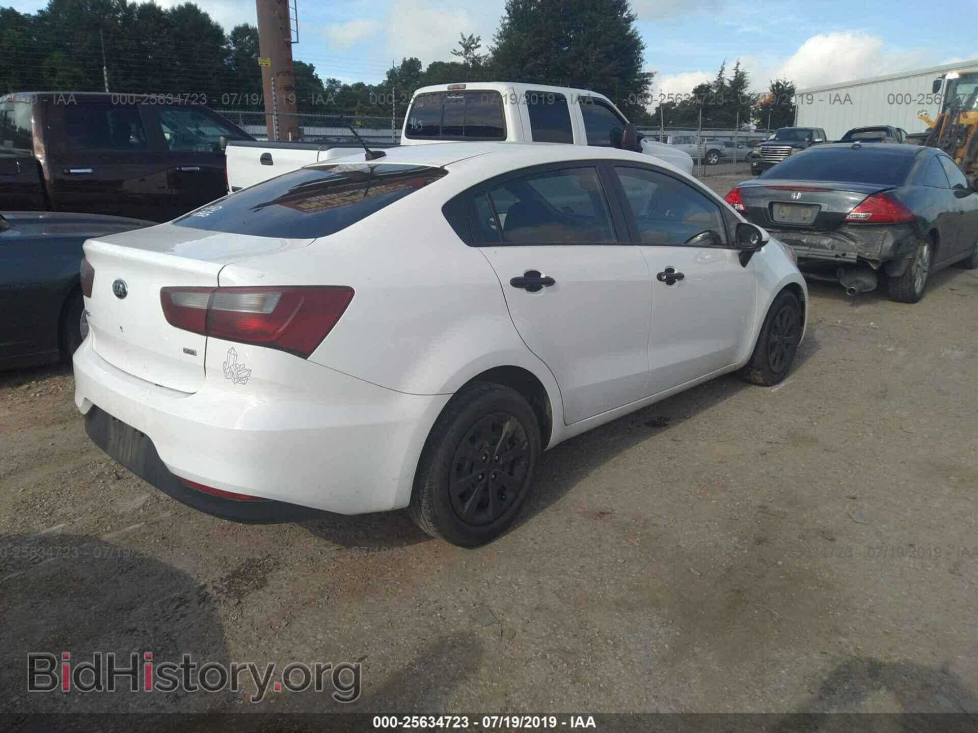 2016 KIA RIO - VIN: KNADM4A39G6666736 - Фото 4
