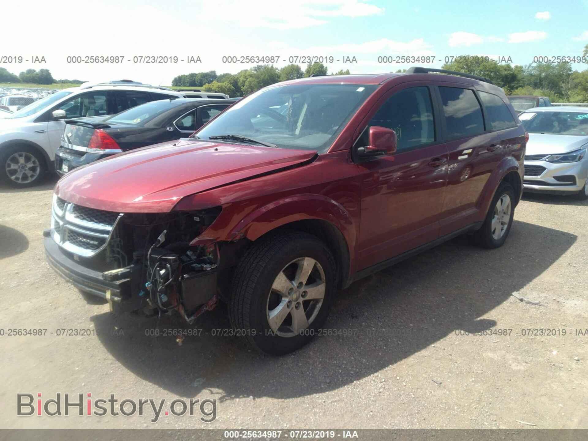 2011 DODGE JOURNEY - VIN: 3D4PH1FG2BT548317 - Фото 2
