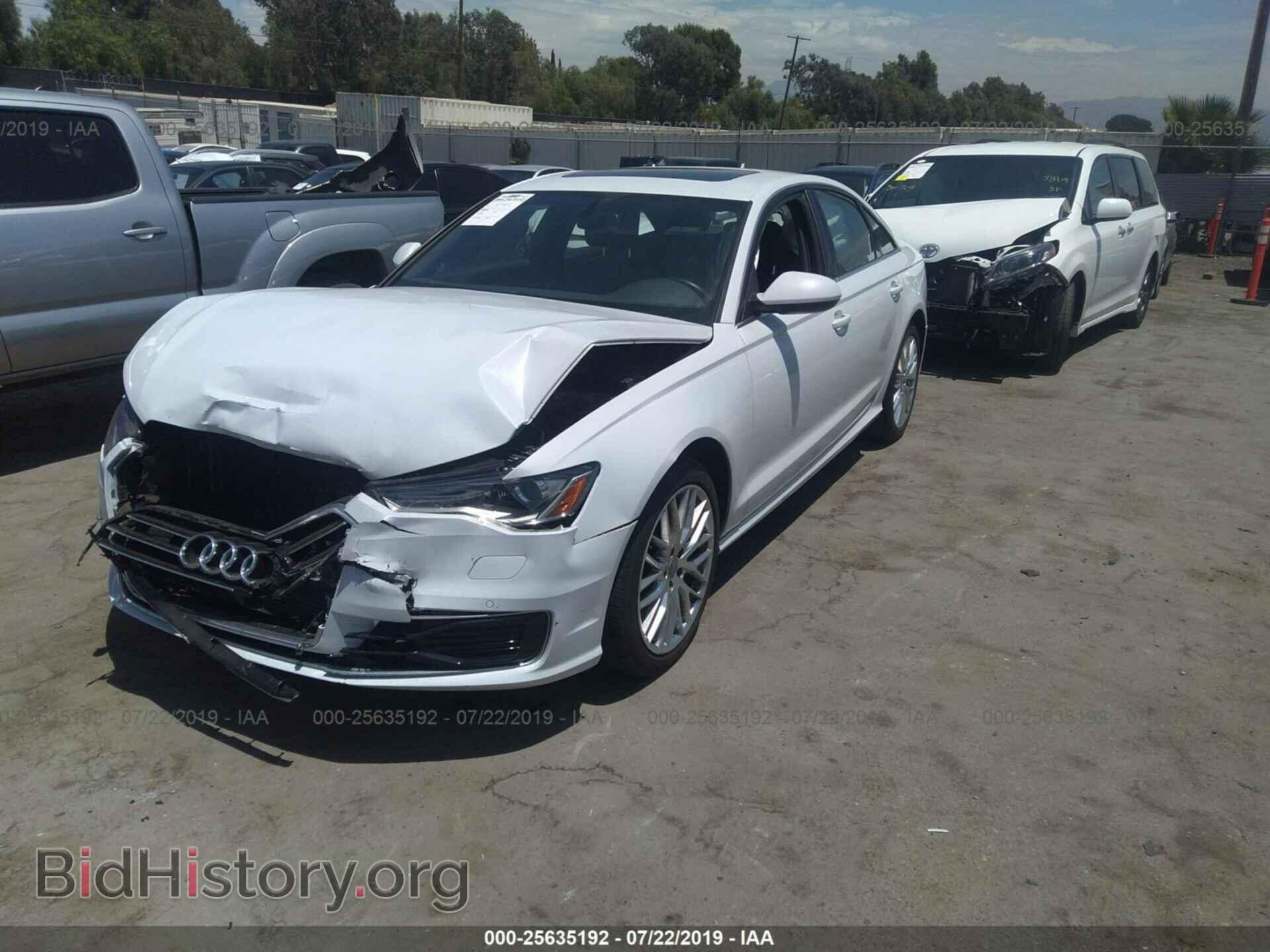 2016 AUDI A6 - VIN: WAUCFAFC3GN077491 - Фото 2