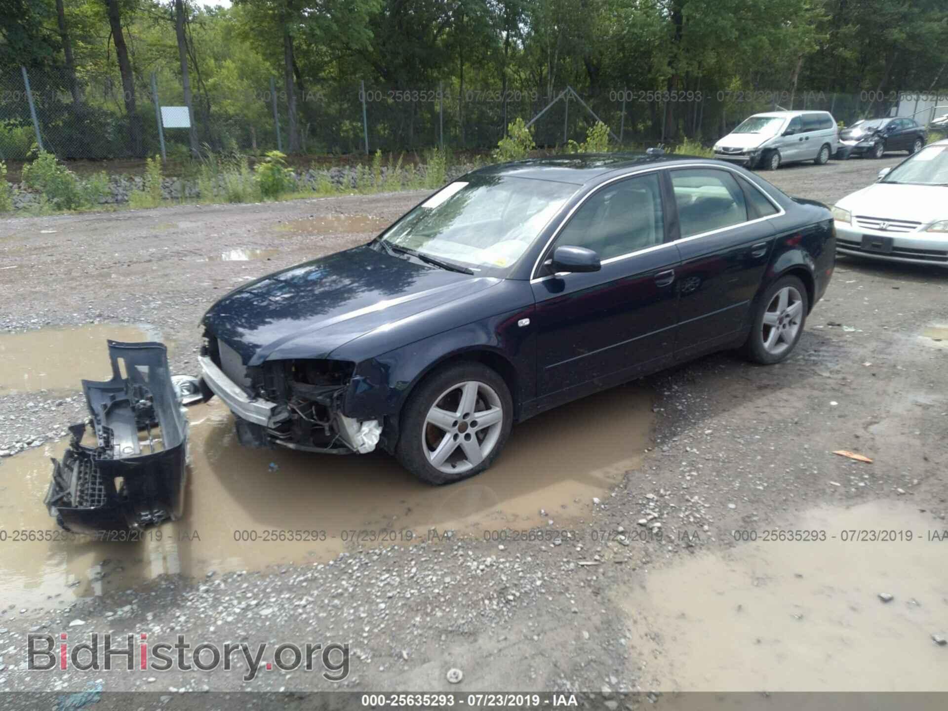 2005 AUDI A4 - VIN: WAUDF68E35A497370 - Фото 2