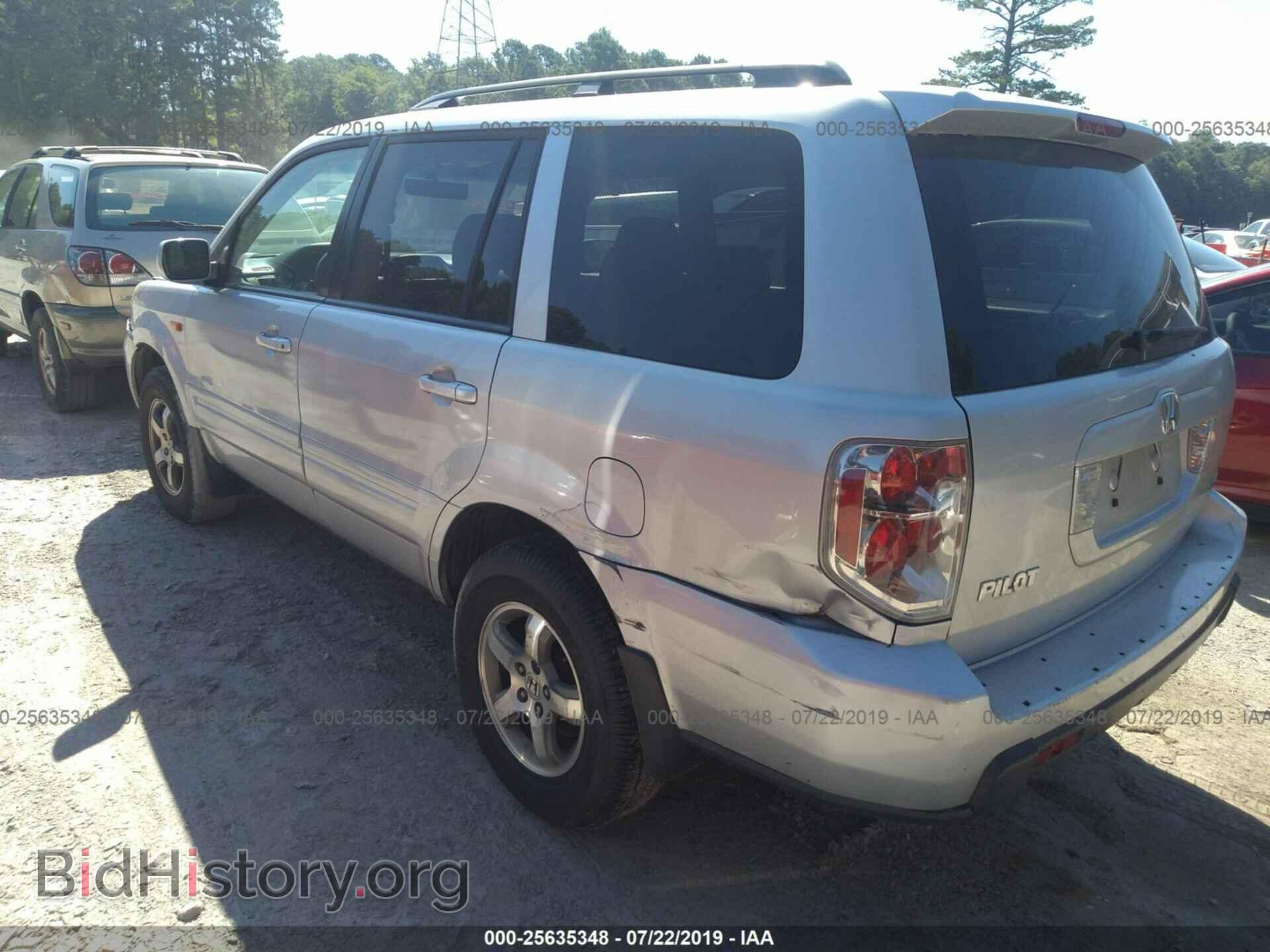 2006 HONDA PILOT - VIN: 2HKYF18596H541230 - Фото 3