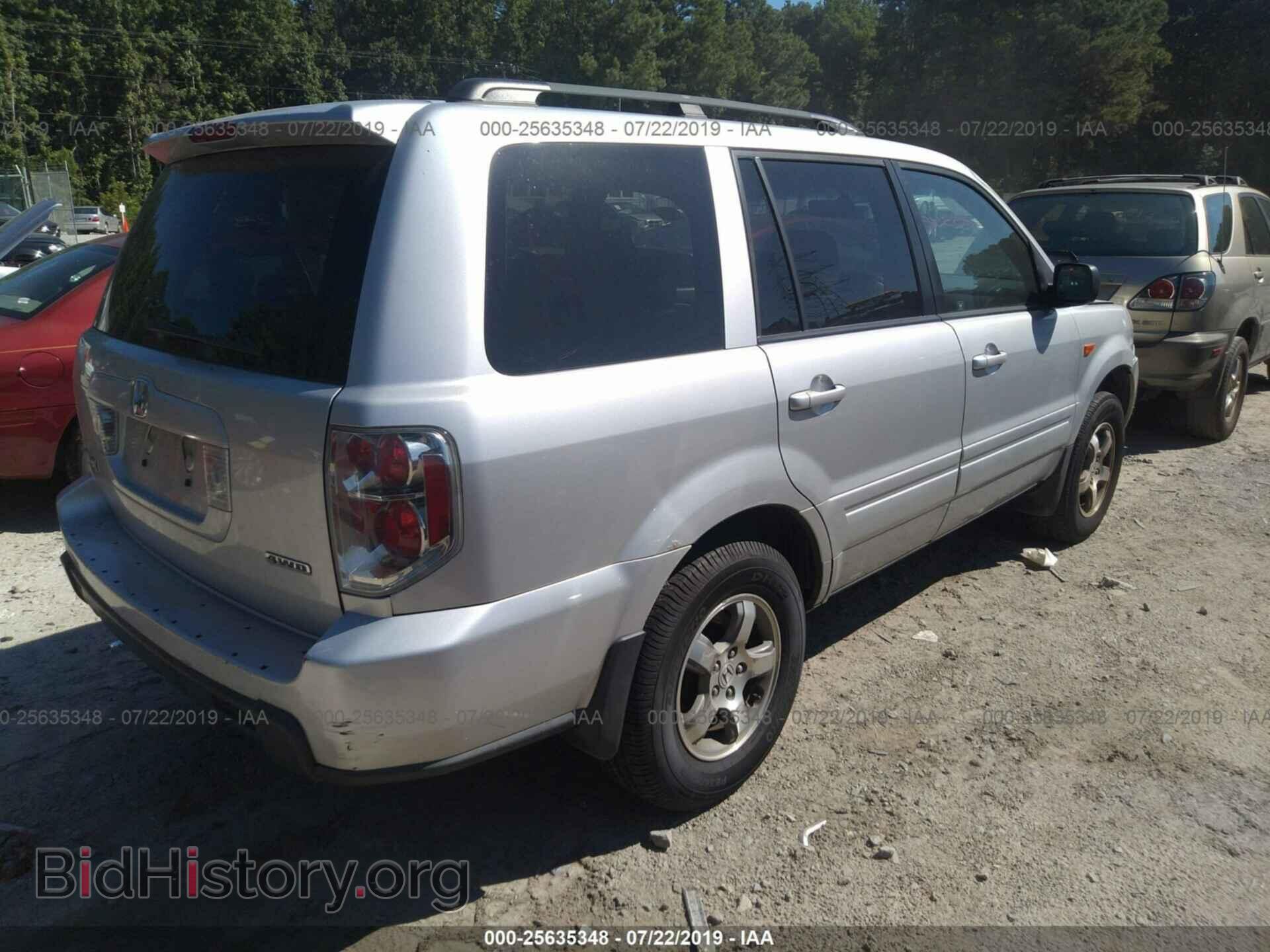 2006 HONDA PILOT - VIN: 2HKYF18596H541230 - Фото 4
