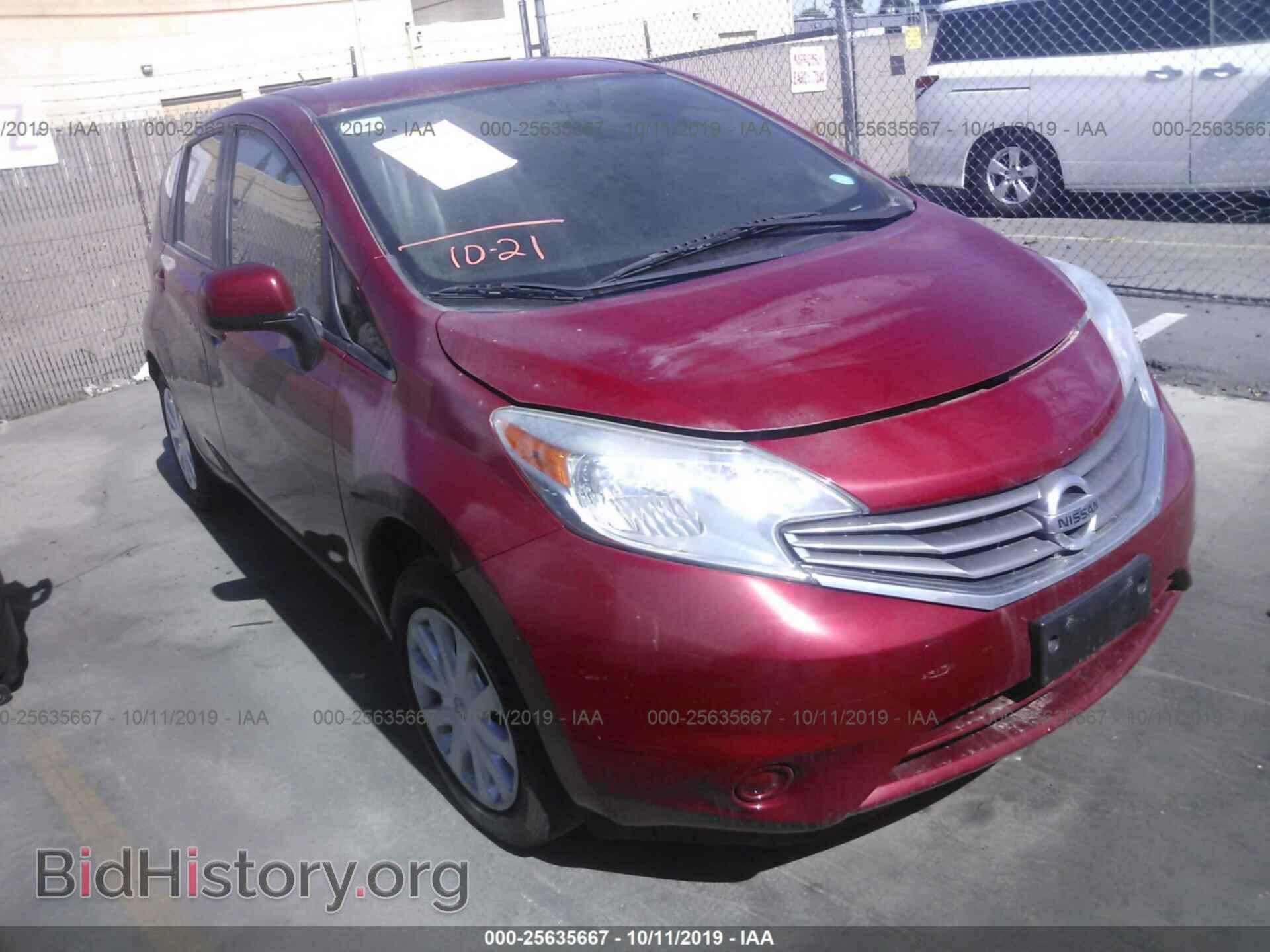 Фотография 3N1CE2CP1EL416526 - NISSAN VERSA NOTE 2014