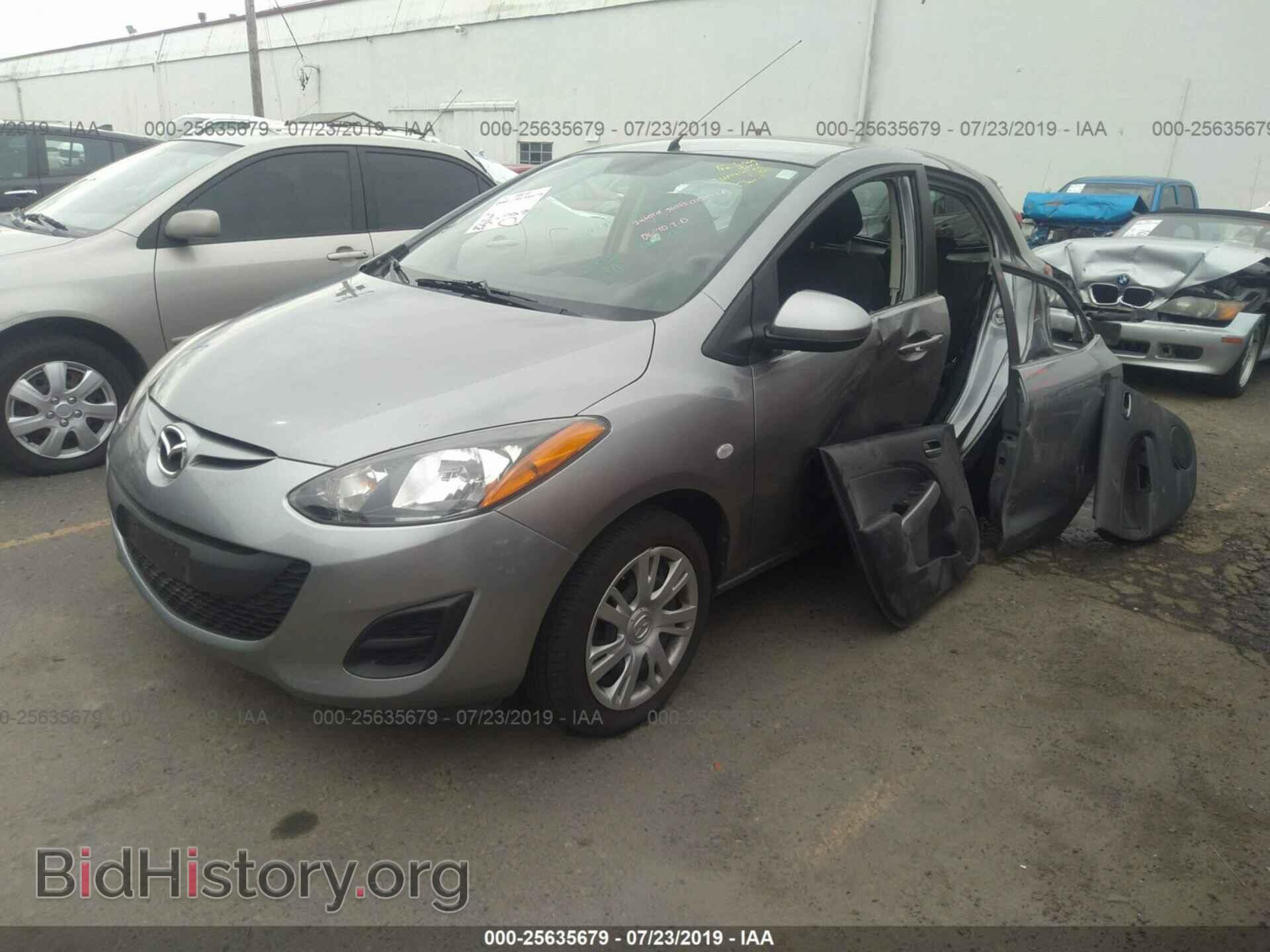 2014 MAZDA MAZDA2 - VIN: JM1DE1KZ0E0183055 - Фото 2