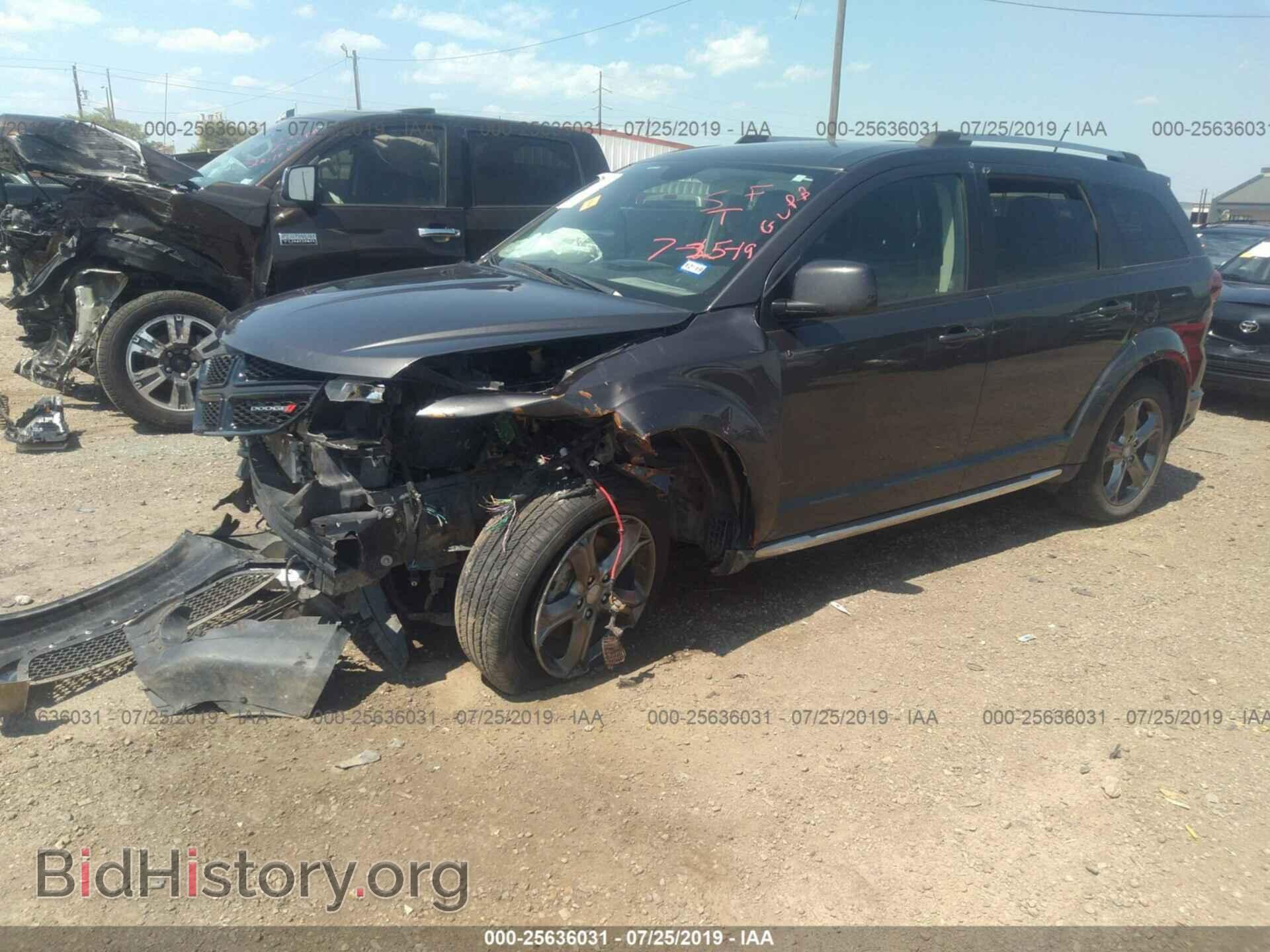 2015 DODGE JOURNEY - VIN: 3C4PDCGBXFT664491 - Фото 2