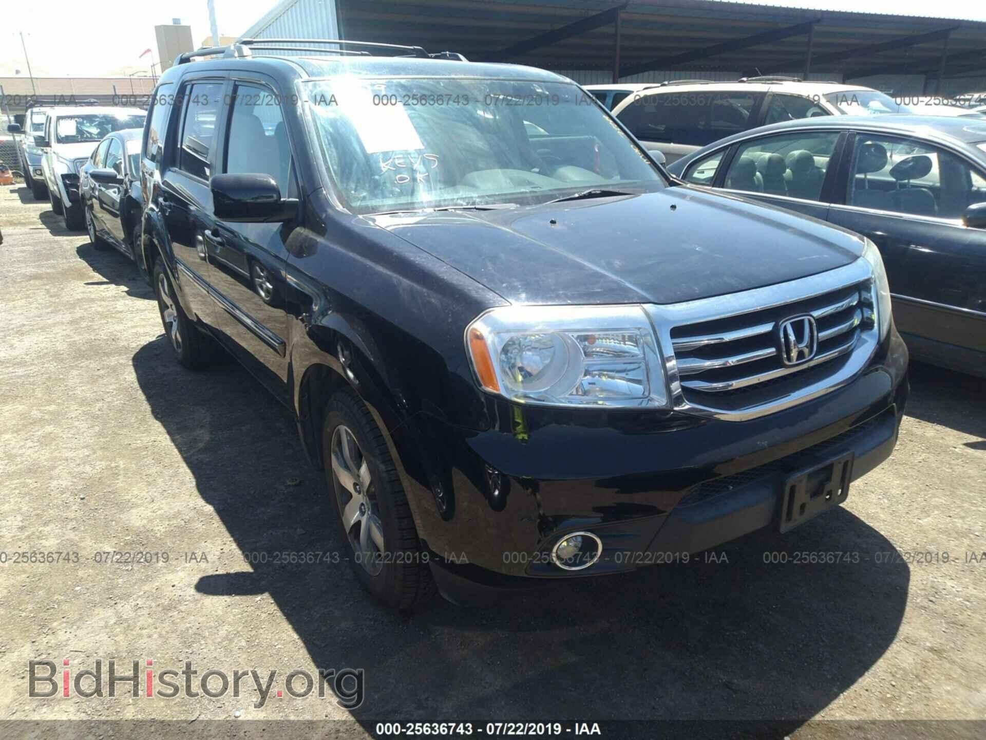 Фотография 5FNYF4H99CB061879 - HONDA PILOT 2012