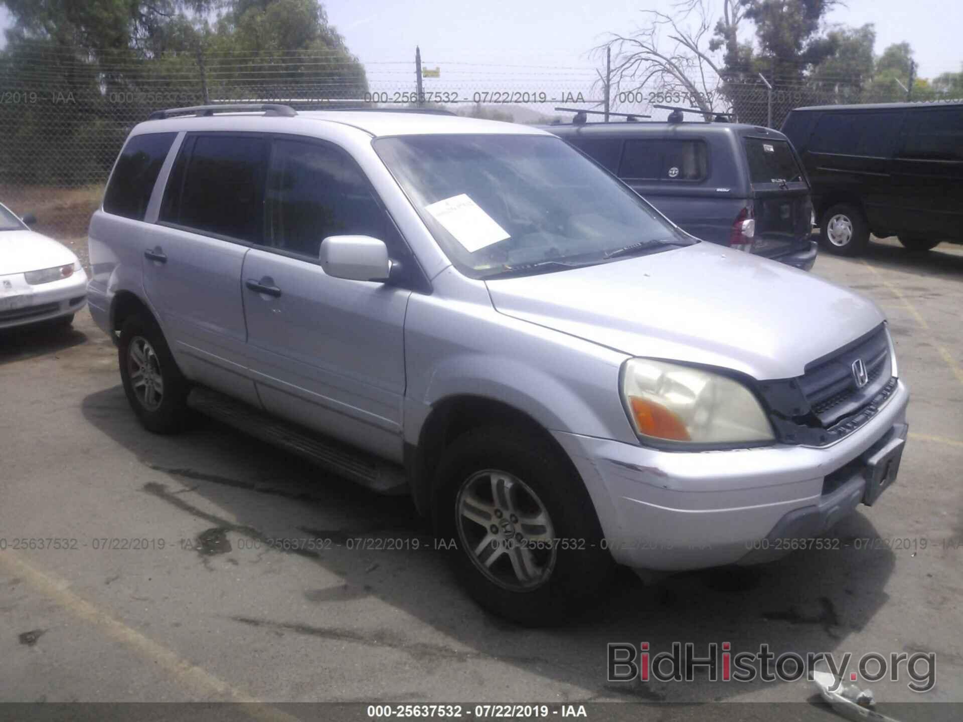 Photo 2HKYF186X4H552176 - HONDA PILOT 2004