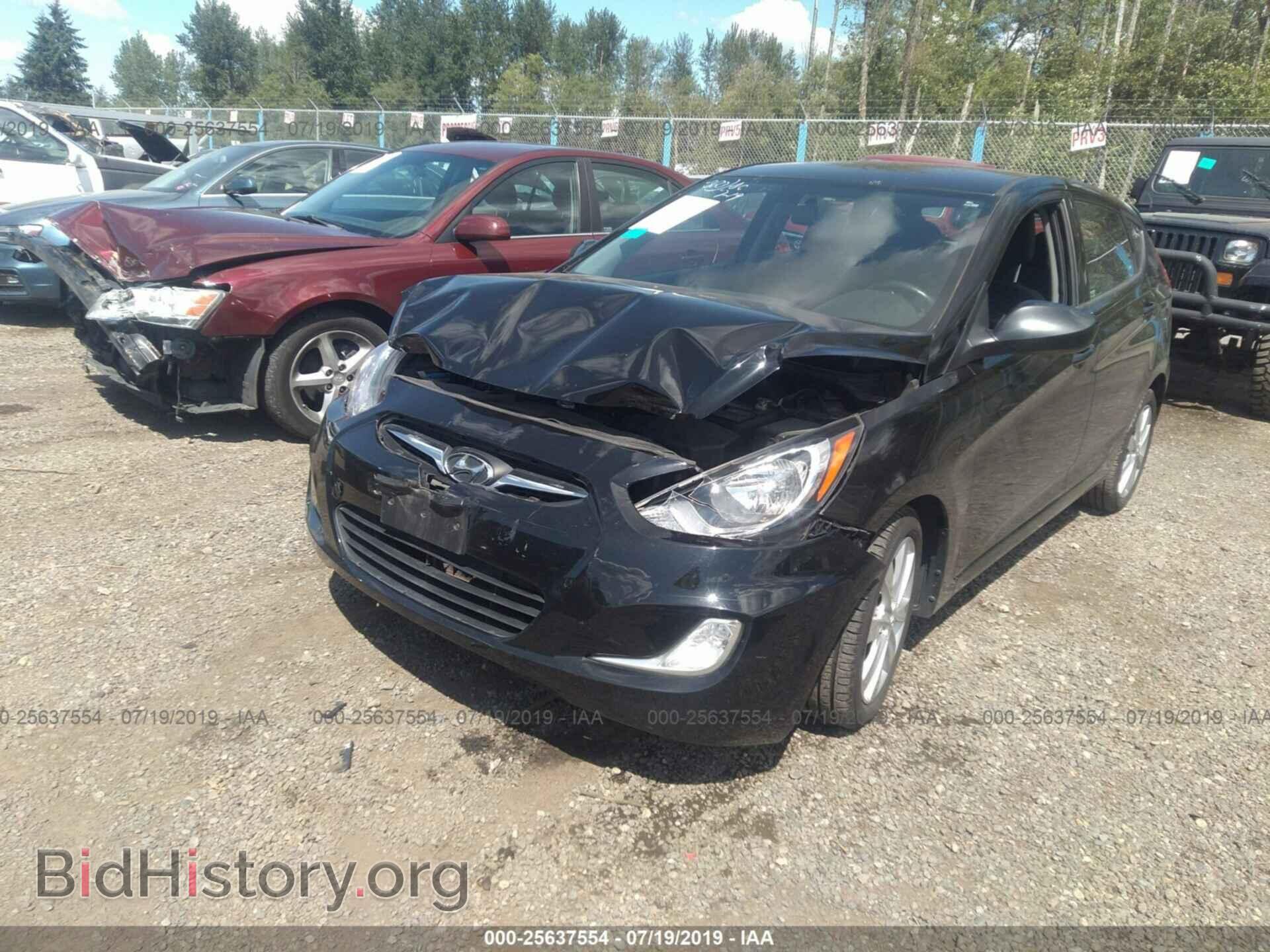 2012 HYUNDAI ACCENT - VIN: KMHCU5AE8CU013922 - Фото 2