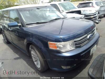 2012 Ford FLEX SEL, синий — VIN 2FMGK5CC7CBD08146, IAAI
