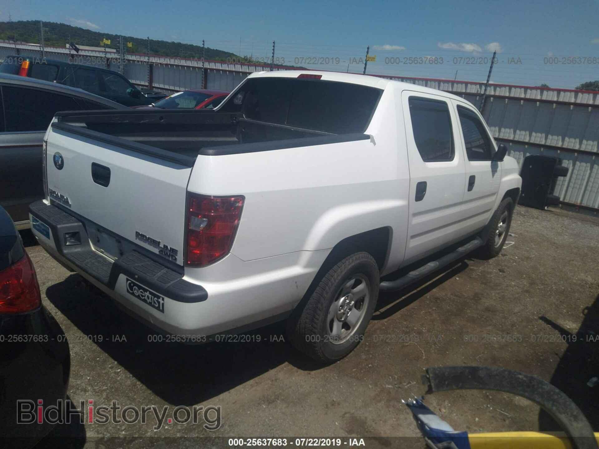 2011 HONDA RIDGELINE - VIN: 5FPYK1F20BB008705 - Фото 4