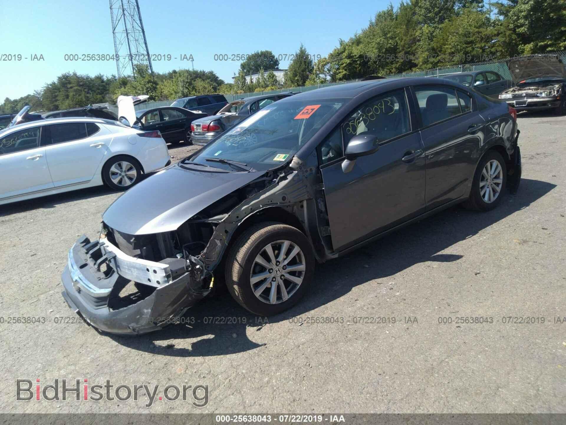 2012 HONDA CIVIC - VIN: 19XFB2F82CE381407 - Фото 2