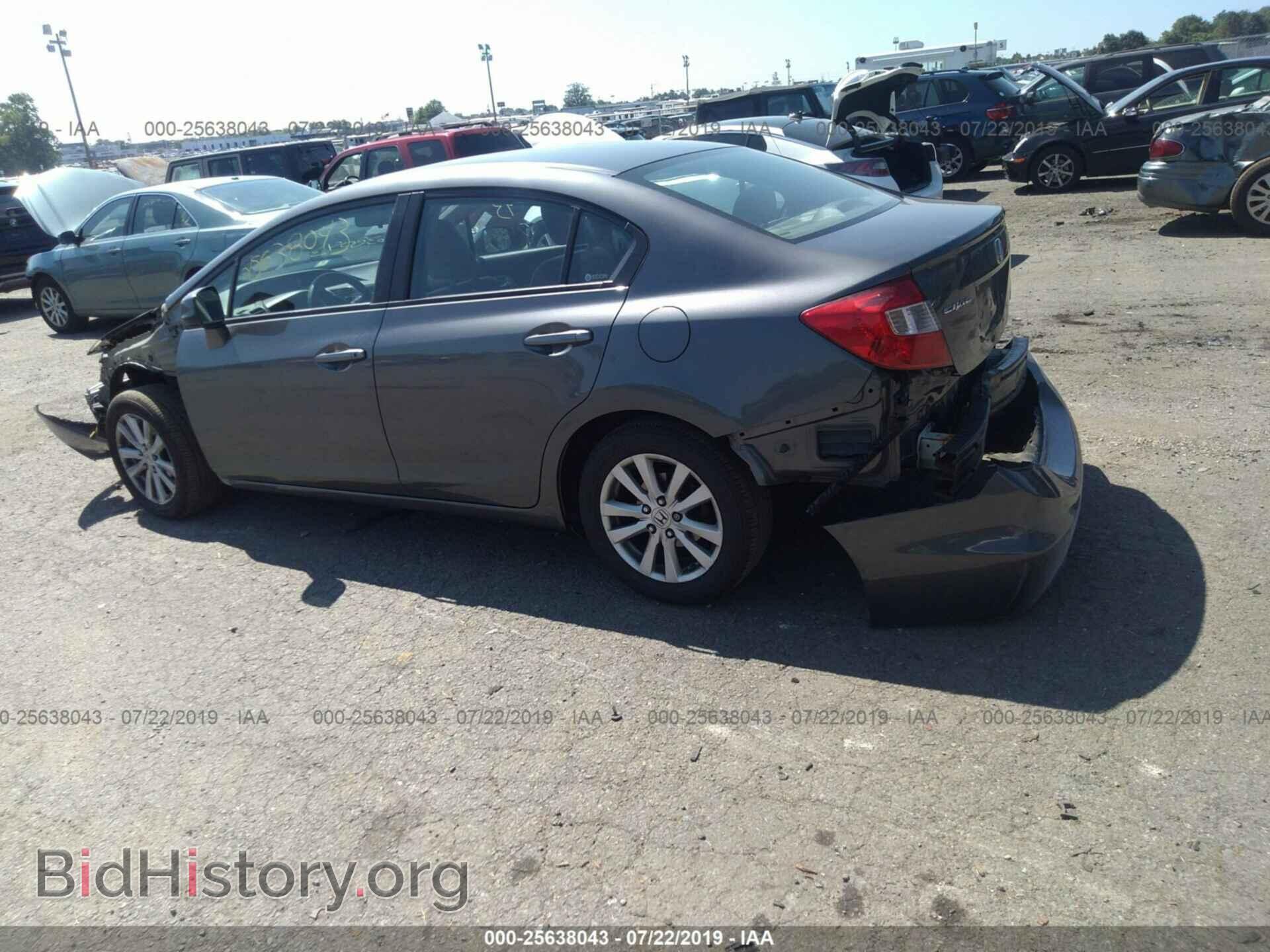 2012 HONDA CIVIC - VIN: 19XFB2F82CE381407 - Фото 3