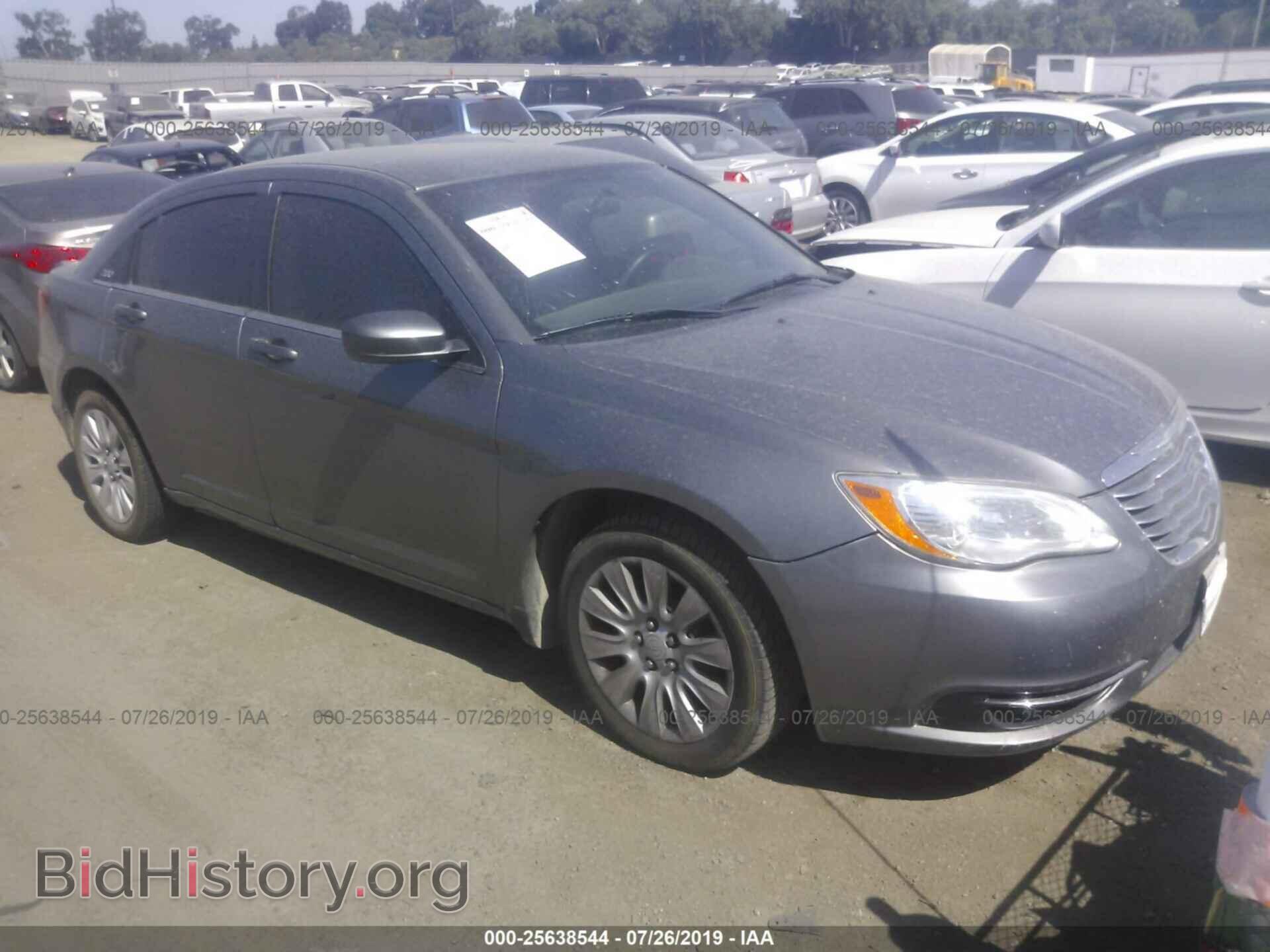 Фотография 1C3CCBAB7CN289681 - CHRYSLER 200 2012