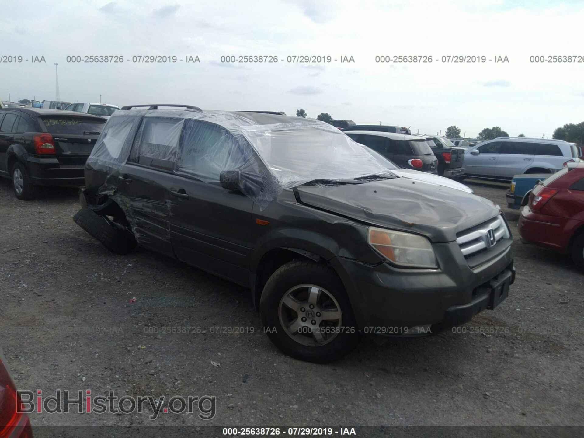 Фотография 5FNYF28496B008015 - HONDA PILOT 2006