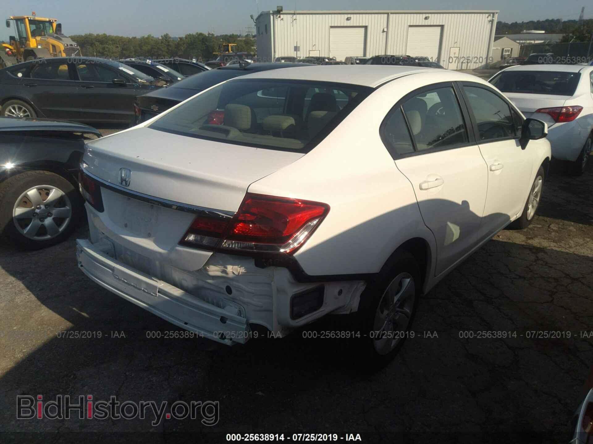 2013 HONDA CIVIC - VIN: 19XFB2F5XDE258395 - Фото 4