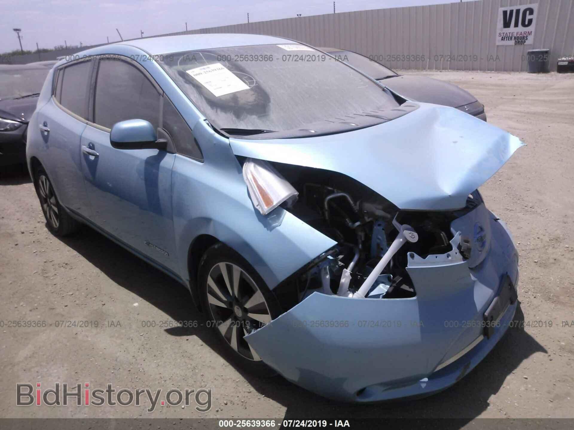 Photo 1N4AZ0CP2FC324826 - NISSAN LEAF 2015