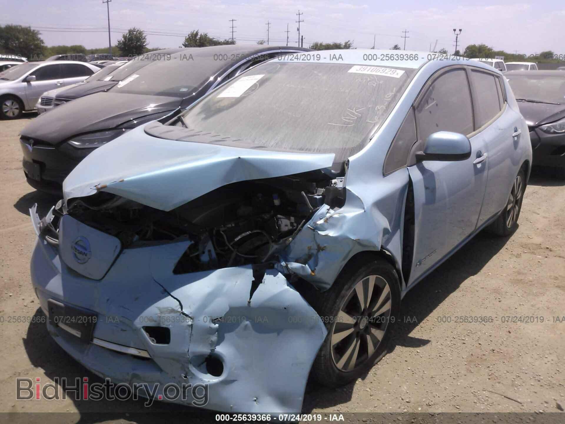 2015 NISSAN LEAF - VIN: 1N4AZ0CP2FC324826 - Фото 2
