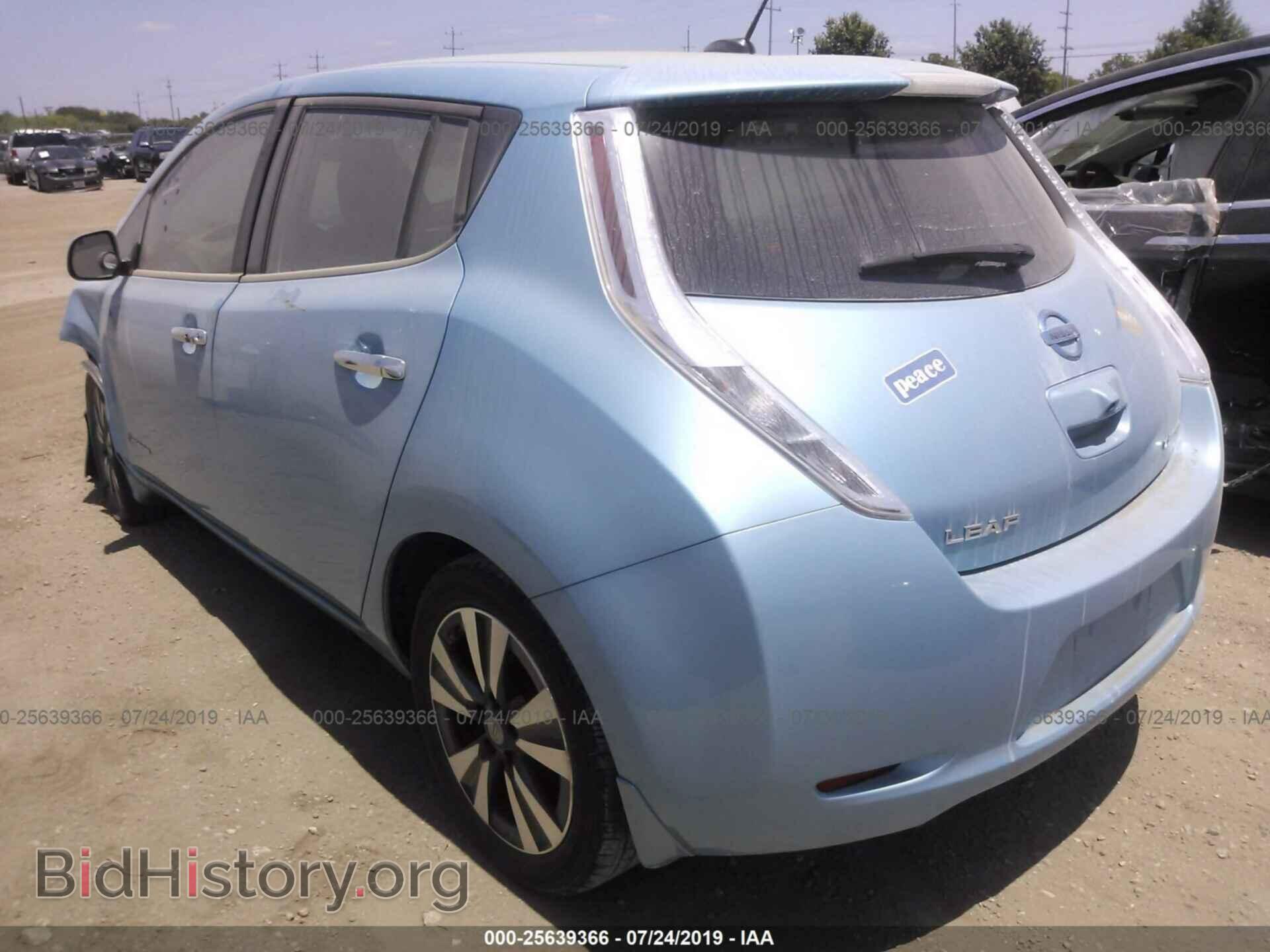 2015 NISSAN LEAF - VIN: 1N4AZ0CP2FC324826 - Фото 3