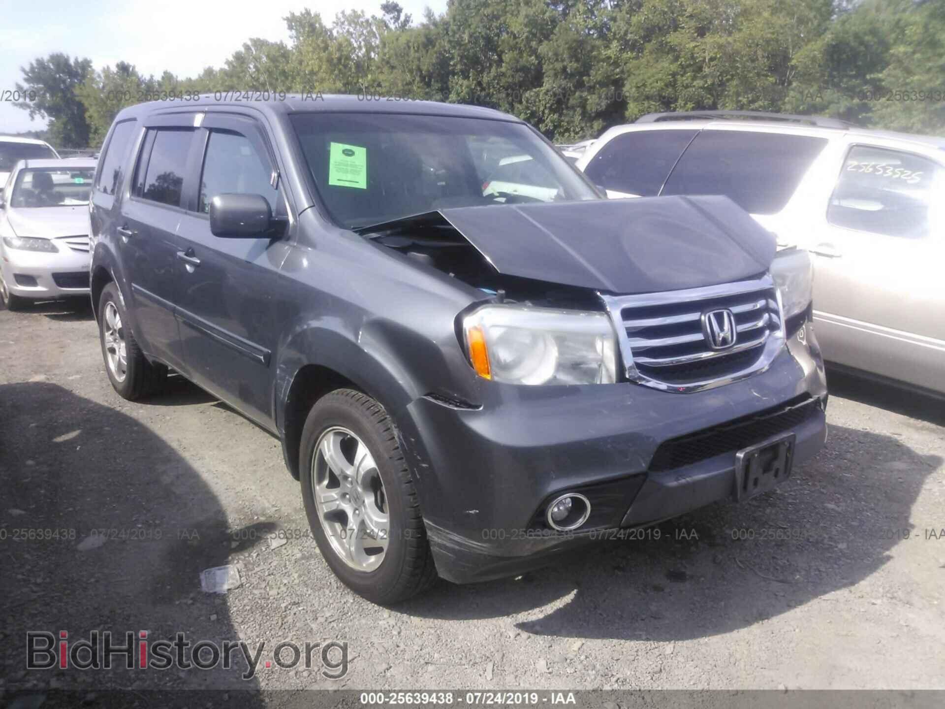 Фотография 5FNYF4H59CB060809 - HONDA PILOT 2012