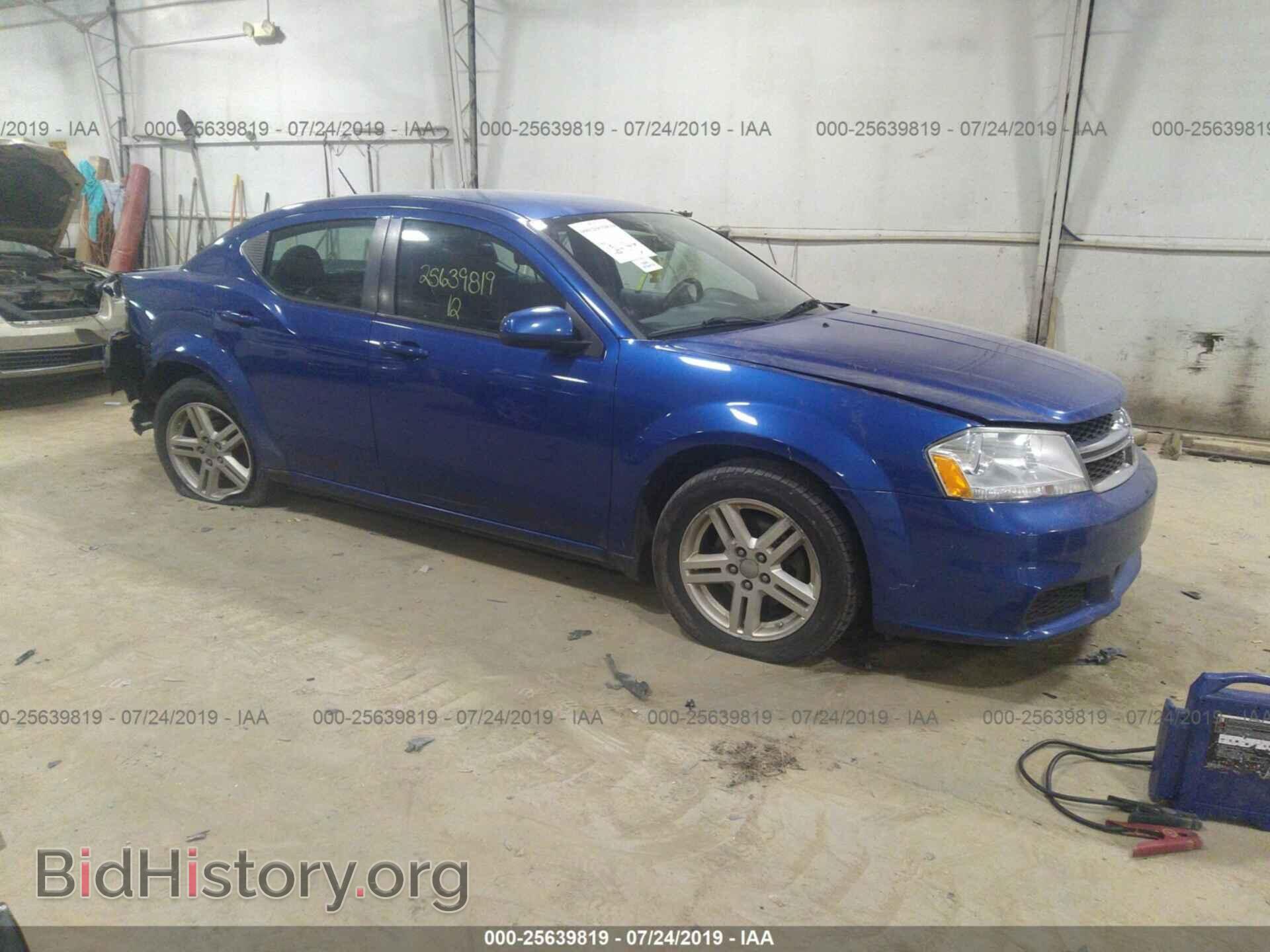 Photo 1C3CDZCB9CN287014 - DODGE AVENGER 2012