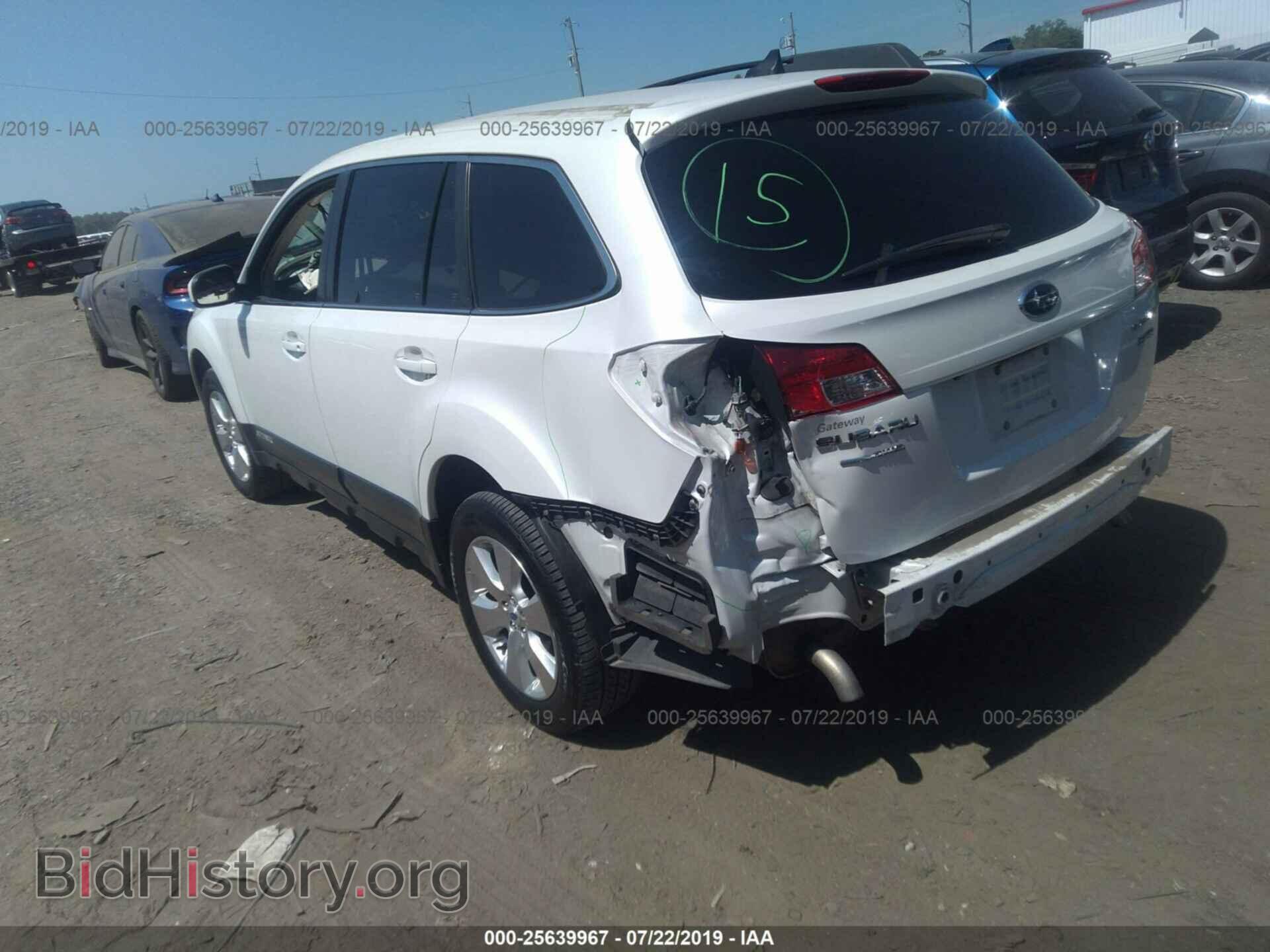 2012 SUBARU OUTBACK - VIN: 4S4BRDKC4C2251833 - Фото 3