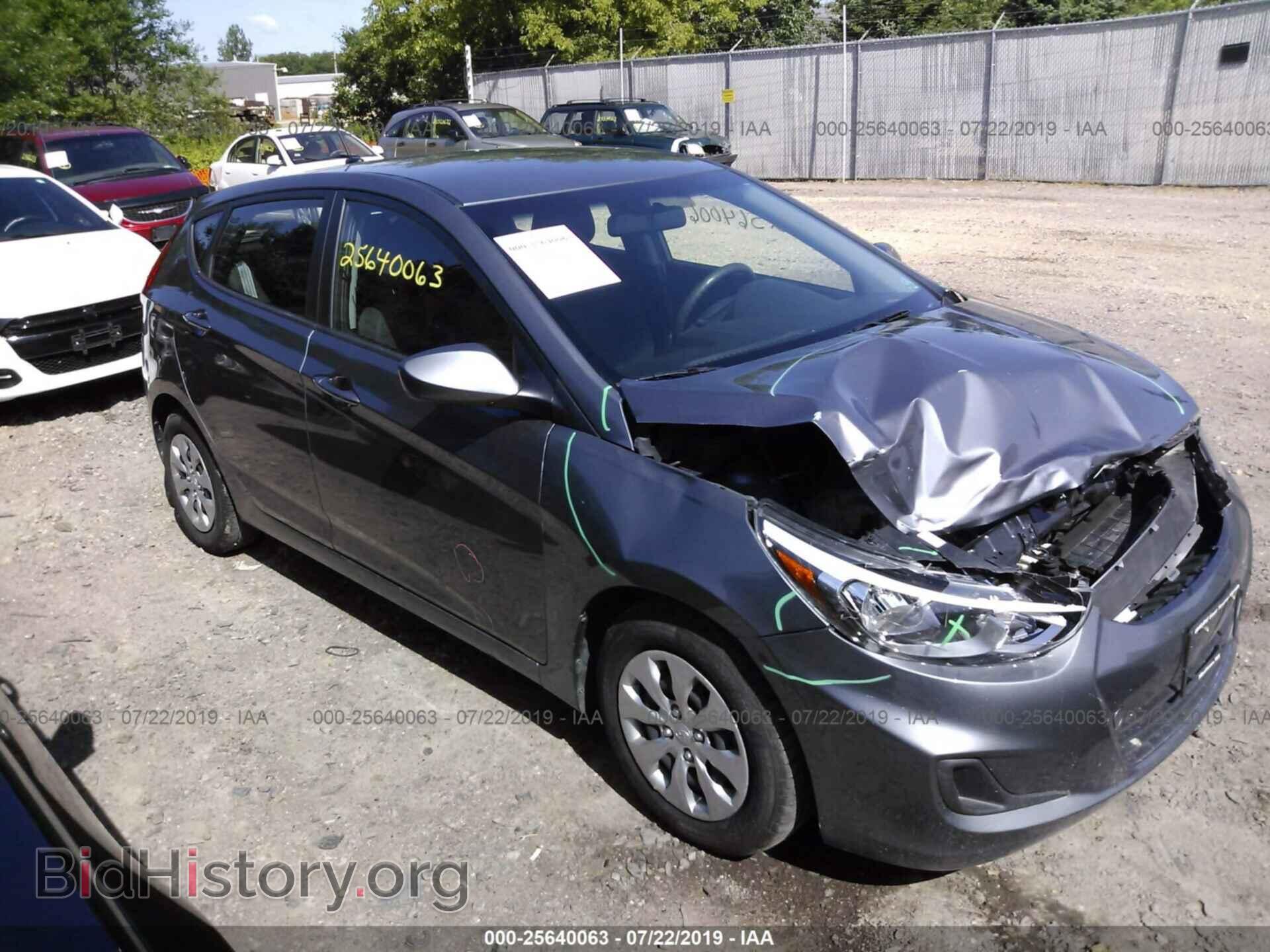 Фотография KMHCT5AEXGU289043 - HYUNDAI ACCENT 2016