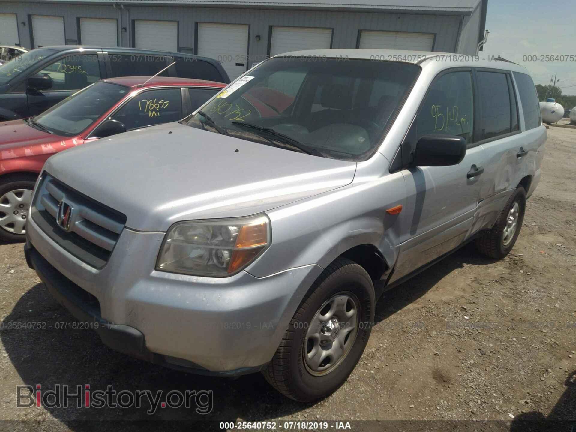 2007 HONDA PILOT - VIN: 5FNYF281X7B004790 - Фото 2