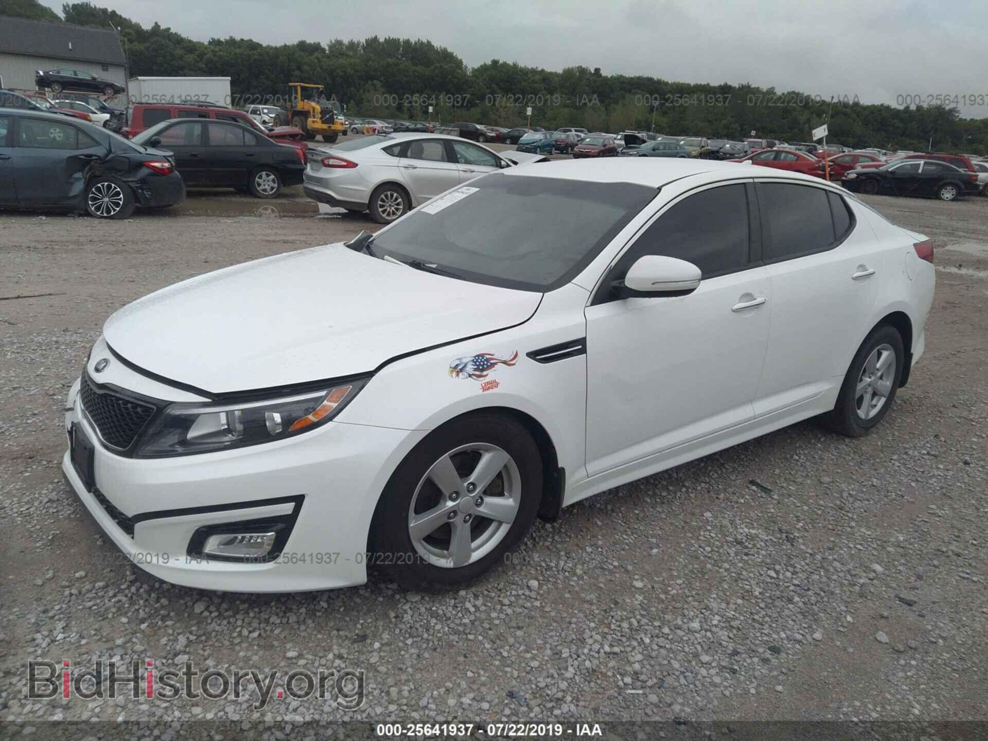 2015 KIA OPTIMA - VIN: KNAGM4A73F5559640 - Фото 2