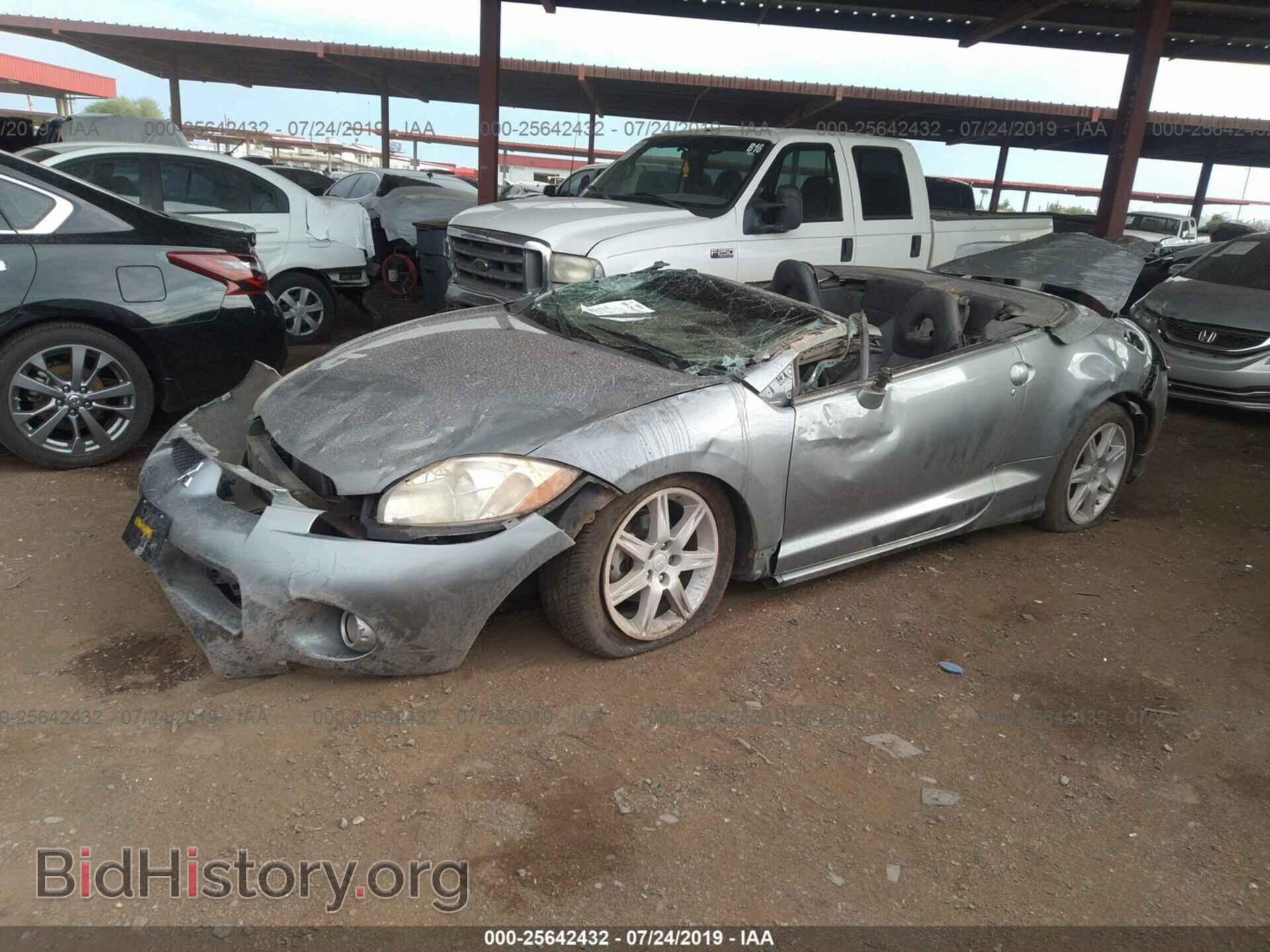 2007 MITSUBISHI ECLIPSE - VIN: 4A3AL35T97E065598 - Фото 2