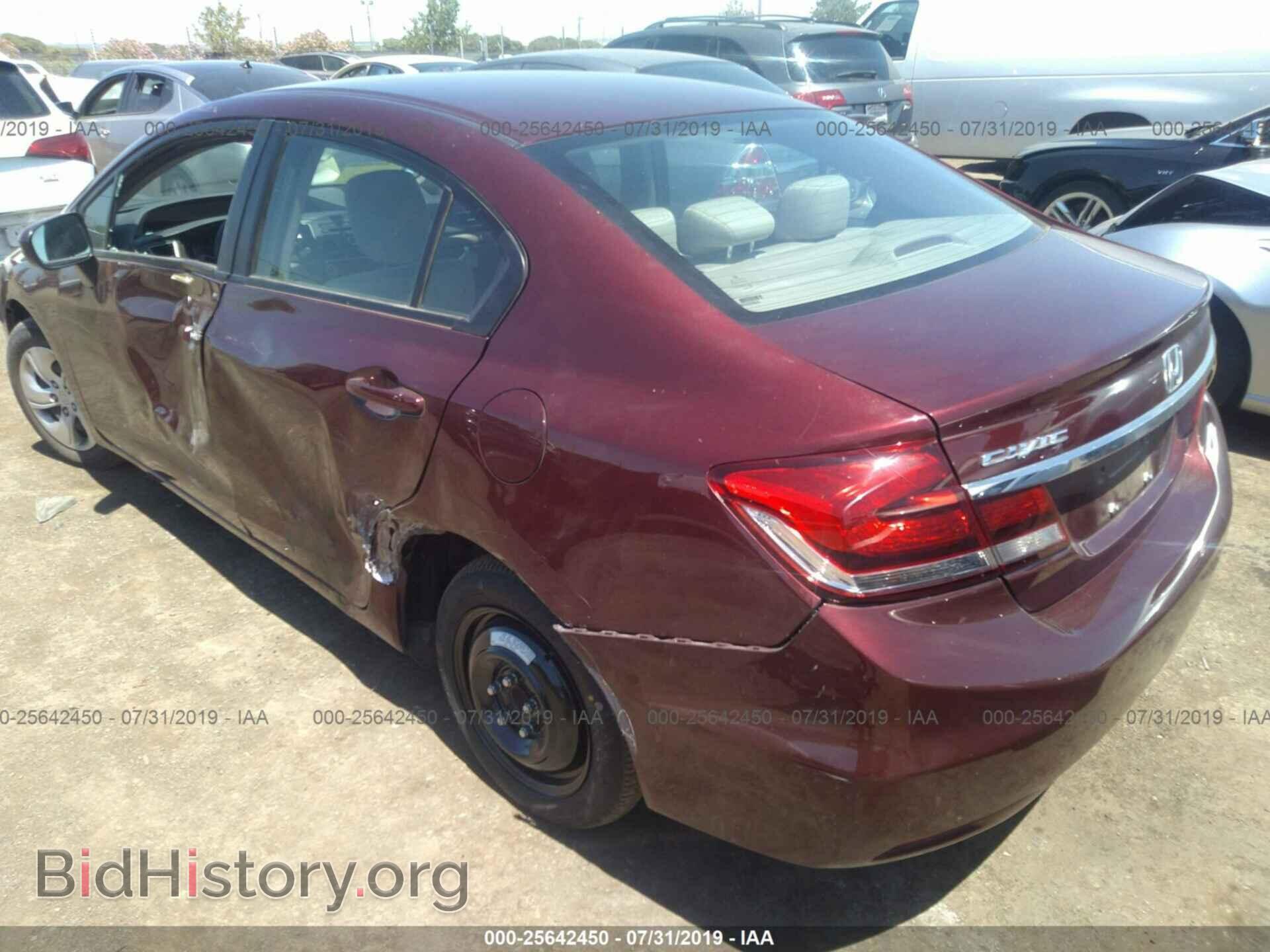 2014 HONDA CIVIC - VIN: 19XFB2F54EE261746 - Фото 3
