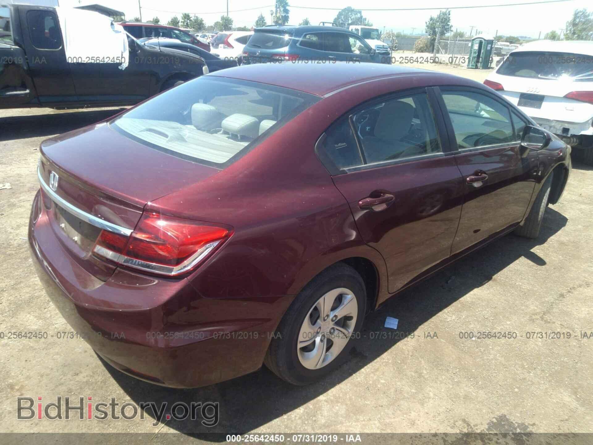 2014 HONDA CIVIC - VIN: 19XFB2F54EE261746 - Фото 4