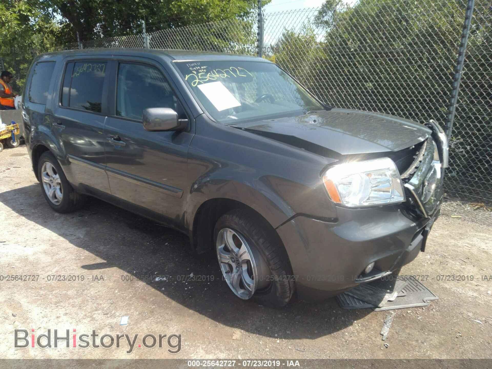 Фотография 5FNYF4H56CB006755 - HONDA PILOT 2012