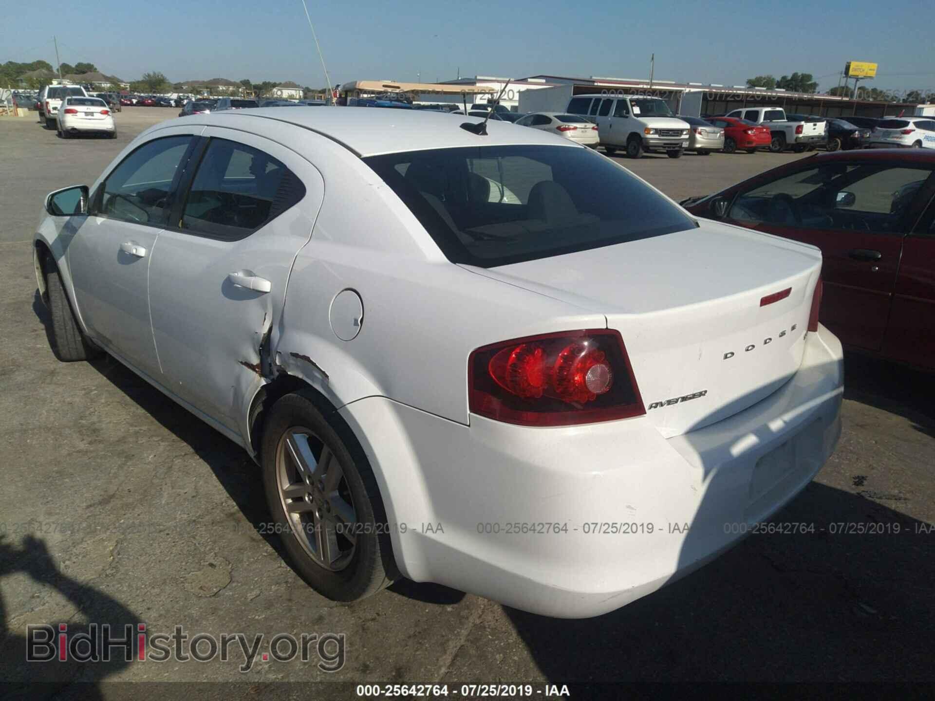2012 DODGE AVENGER - VIN: 1C3CDZCB0CN219345 - Фото 3