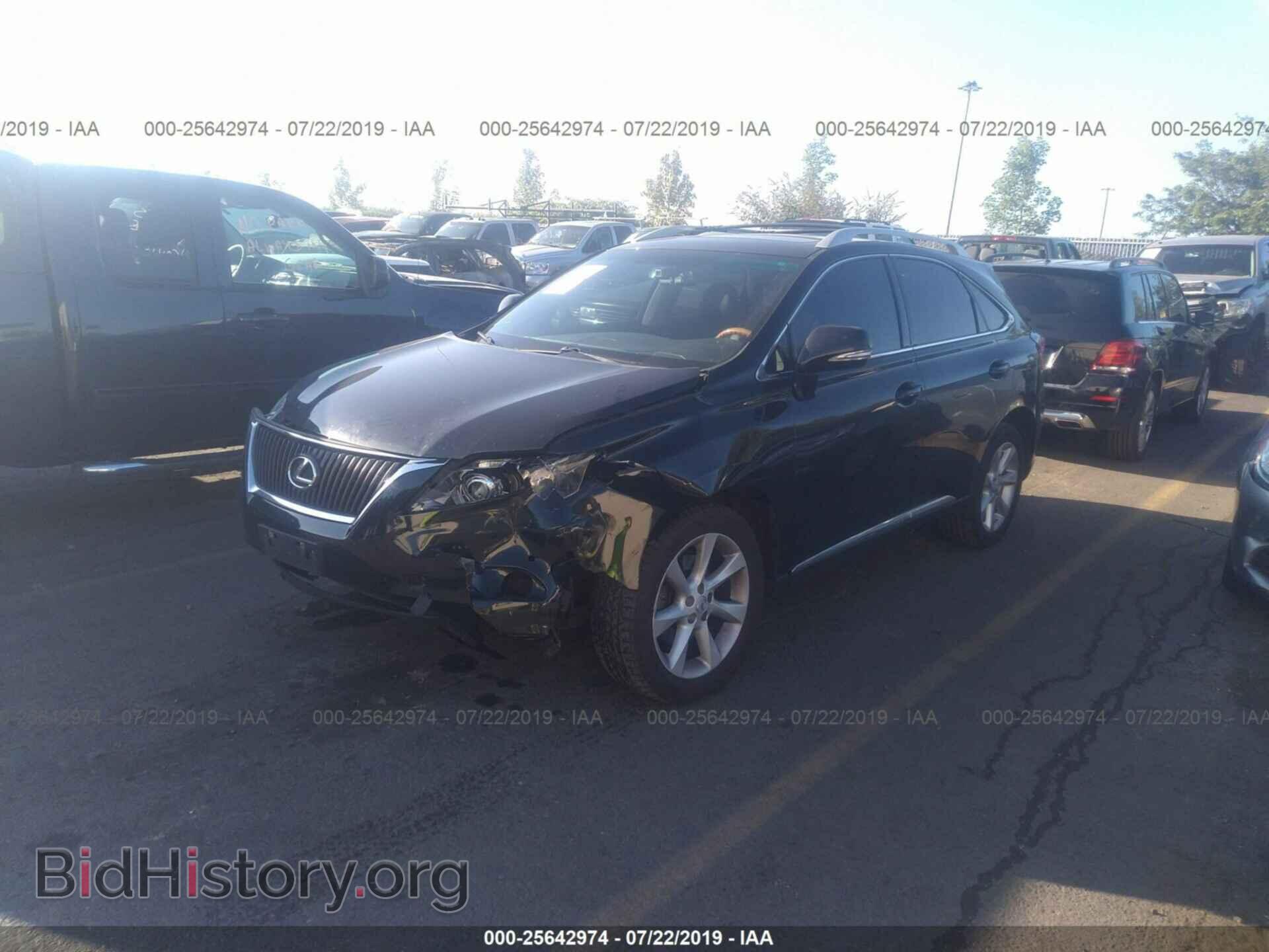 2012 LEXUS RX - VIN: 2T2BK1BA3CC144825 - Фото 2