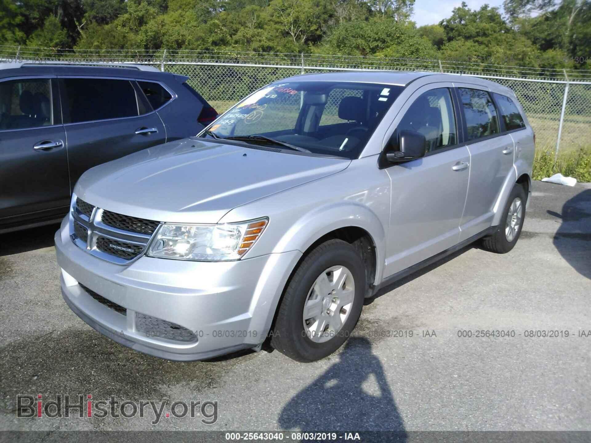 2012 DODGE JOURNEY - VIN: 3C4PDCAB6CT229777 - Фото 2
